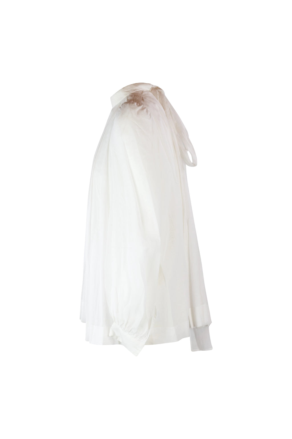 Cotton Shirt with Pleats