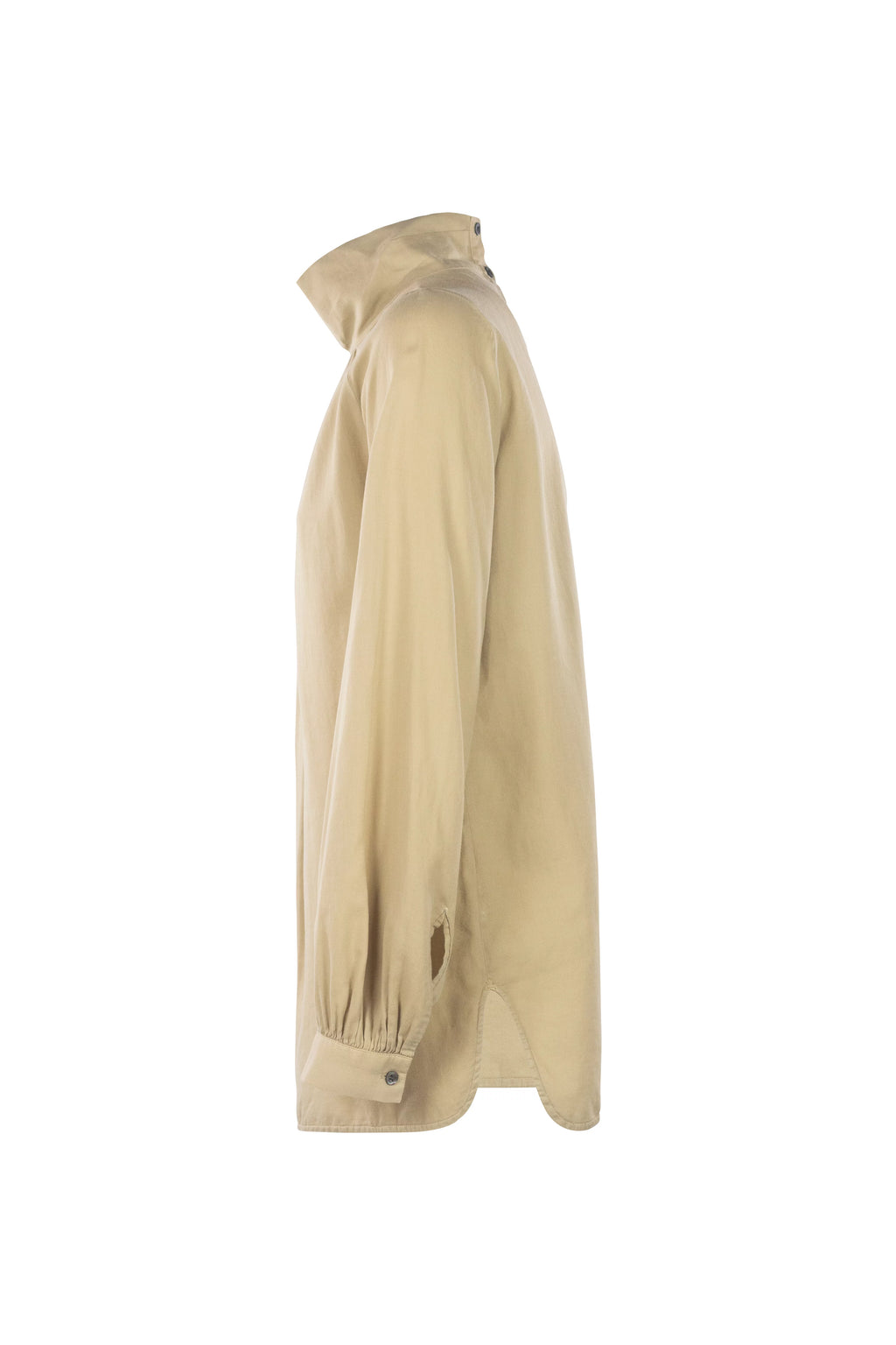 Silk Gathered Turtleneck Blouse FW2015