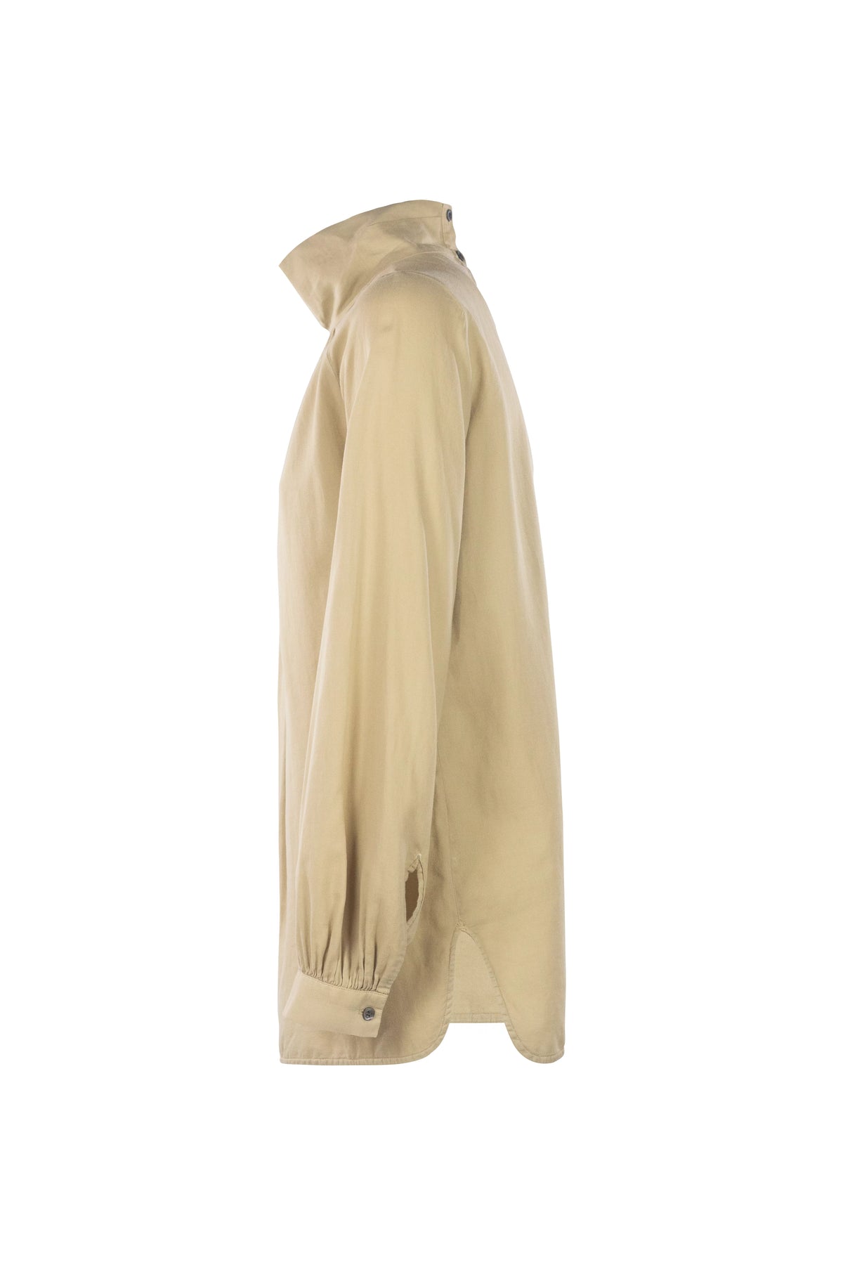 Silk Gathered Turtleneck Blouse FW2015