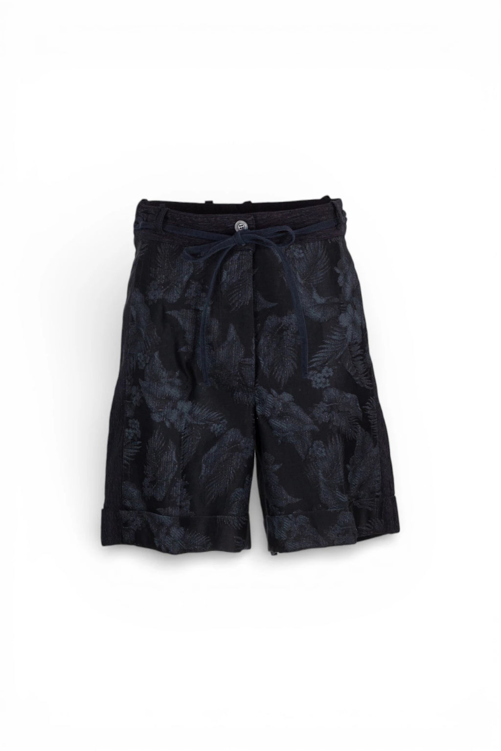 Bermuda Shorts with Brocade Front Panel SS2014