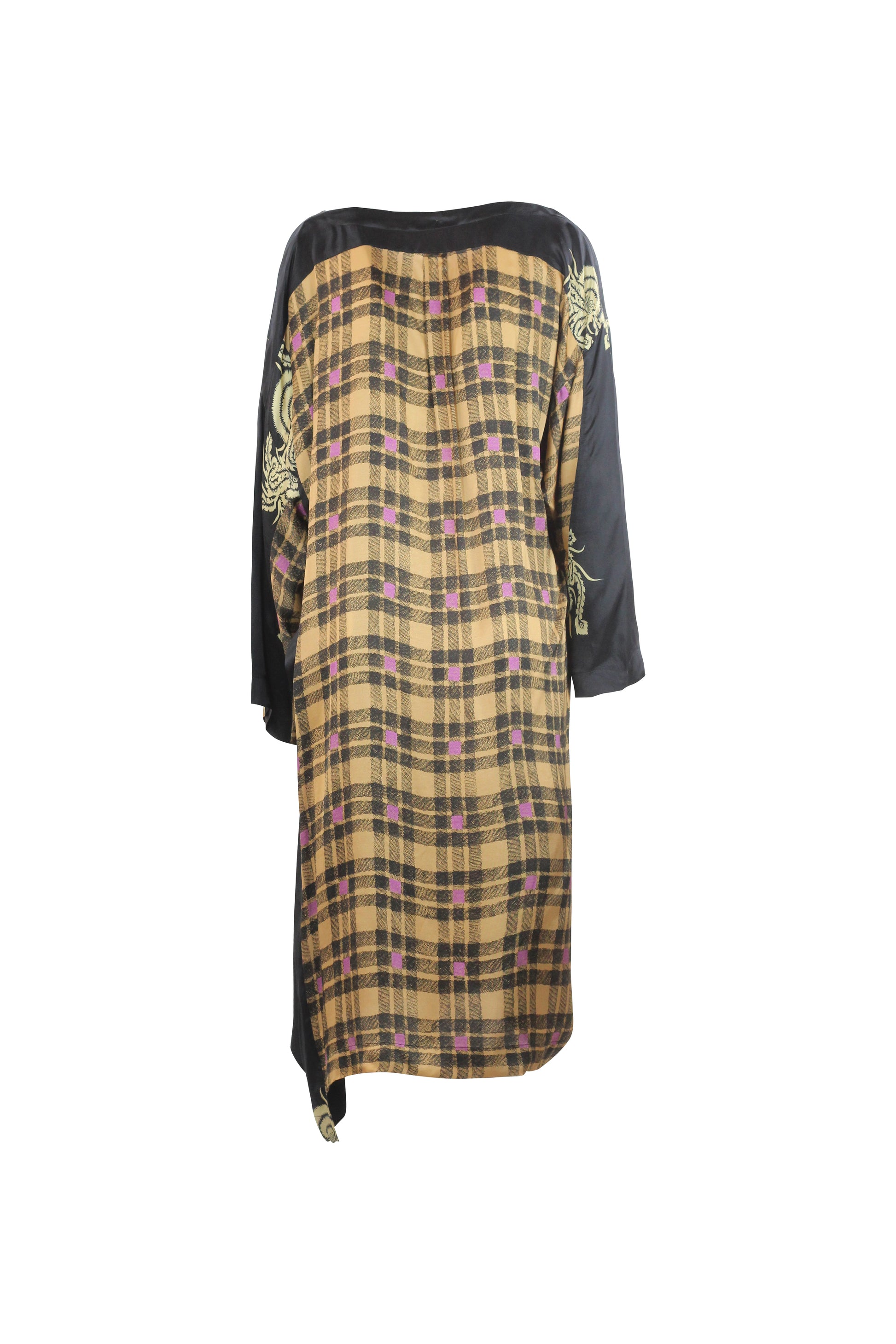 Silk Maxi Chemisier Dress