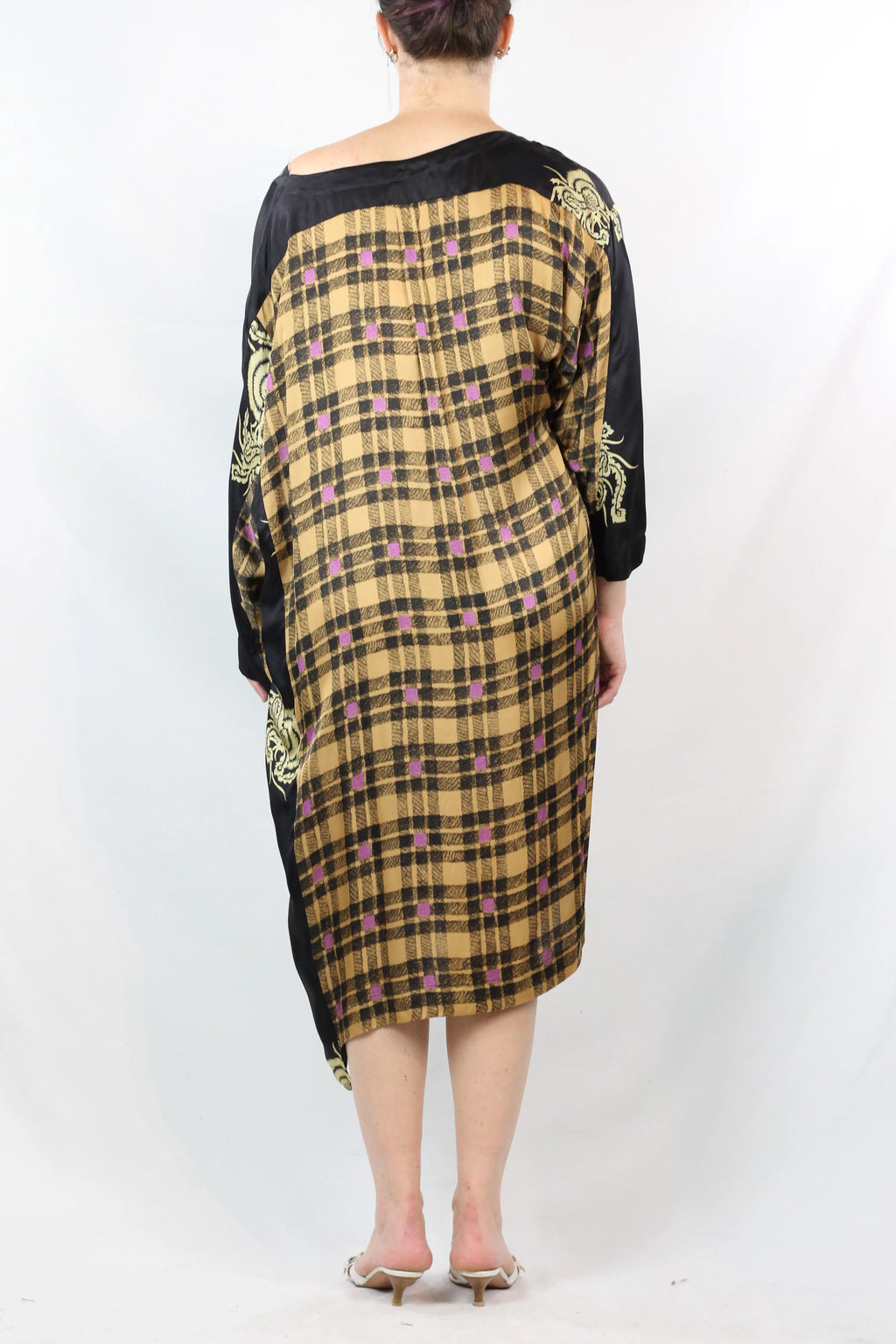Silk Maxi Chemisier Dress