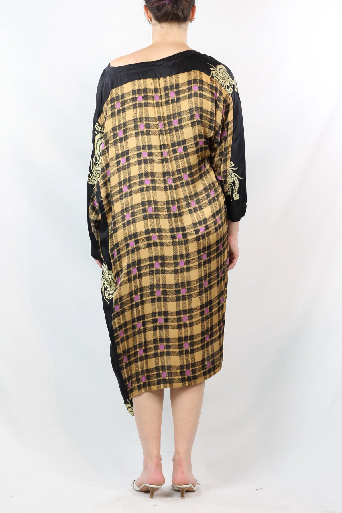 Silk Maxi Chemisier Dress