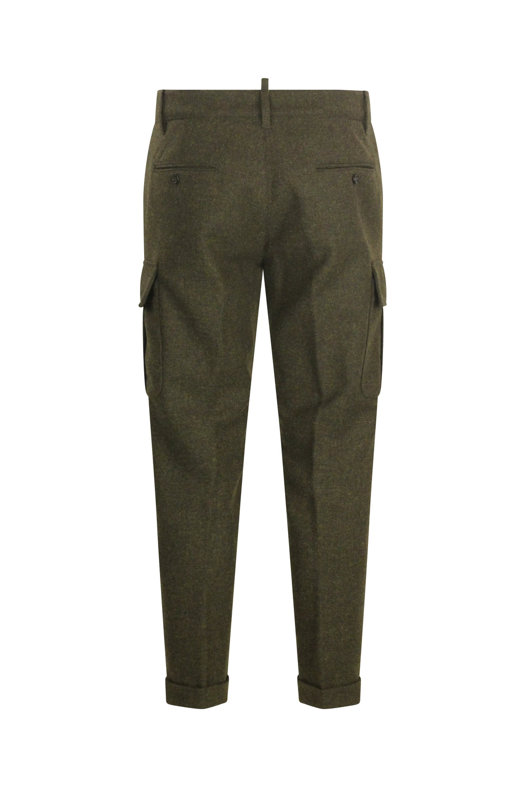 Khaki Wool Cargo Trousers FW2013