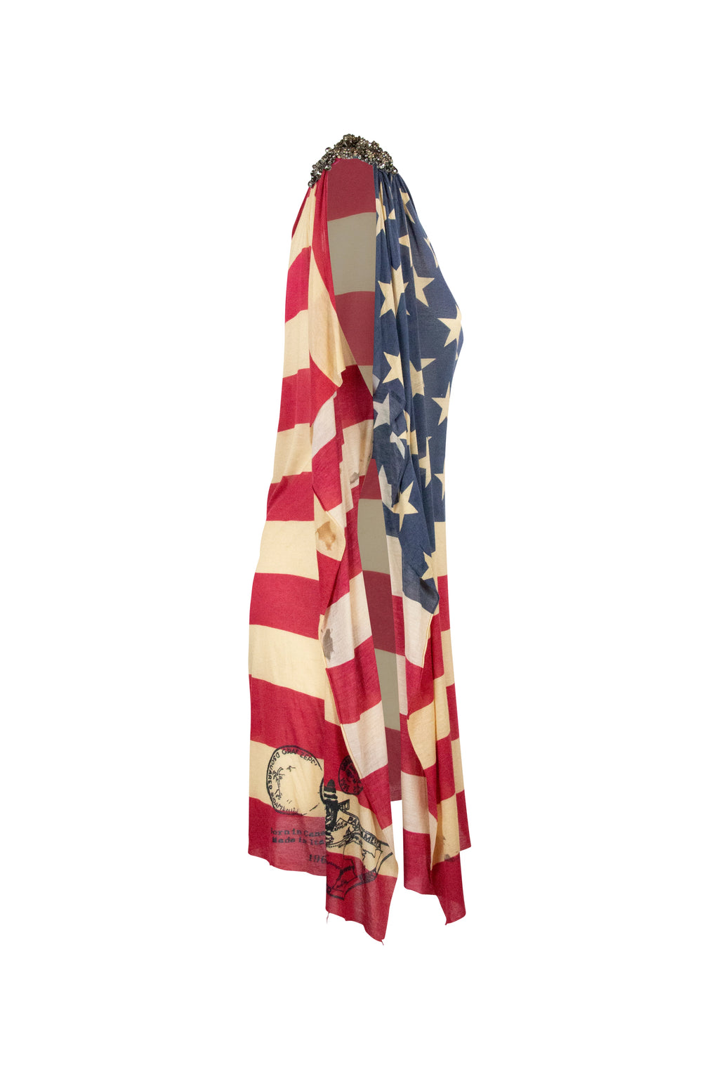 American Flag One-Shoulder Top SS2012