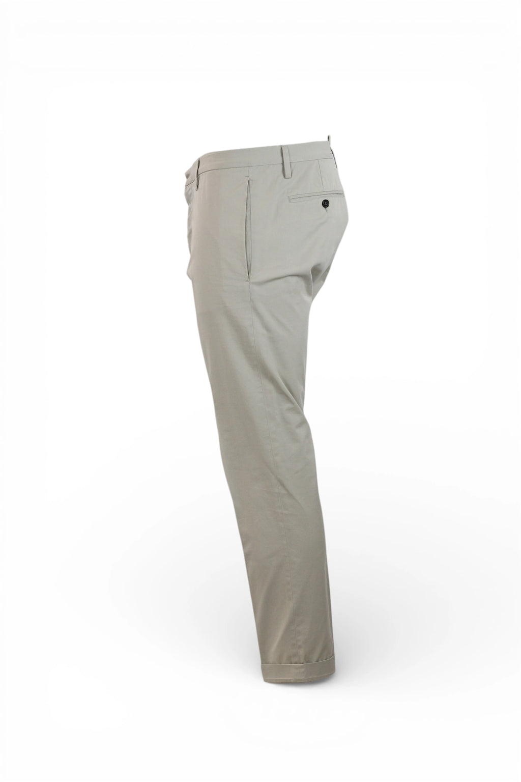 Beige Piqué Cotton Chino