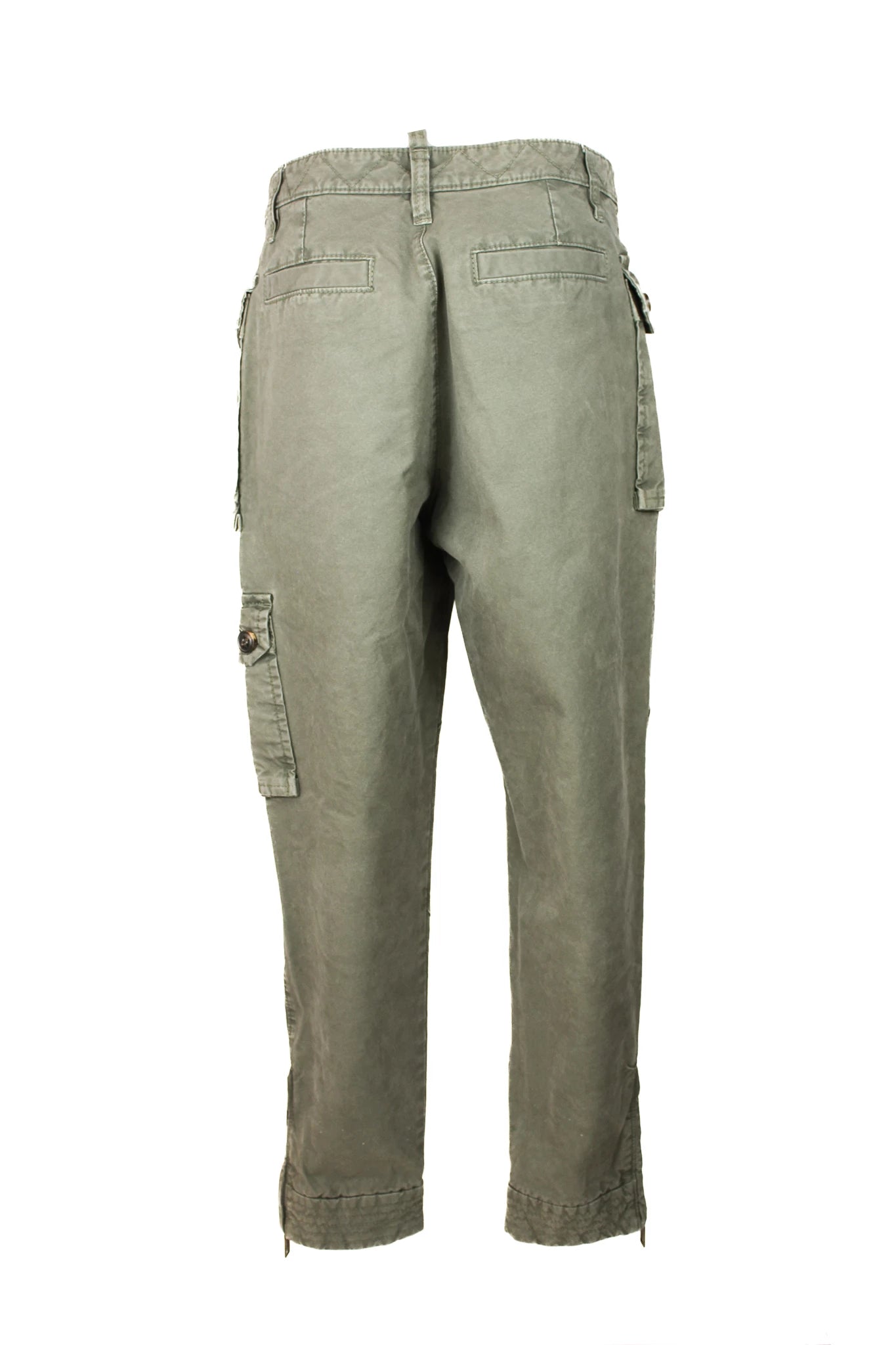 Military green cargo pants