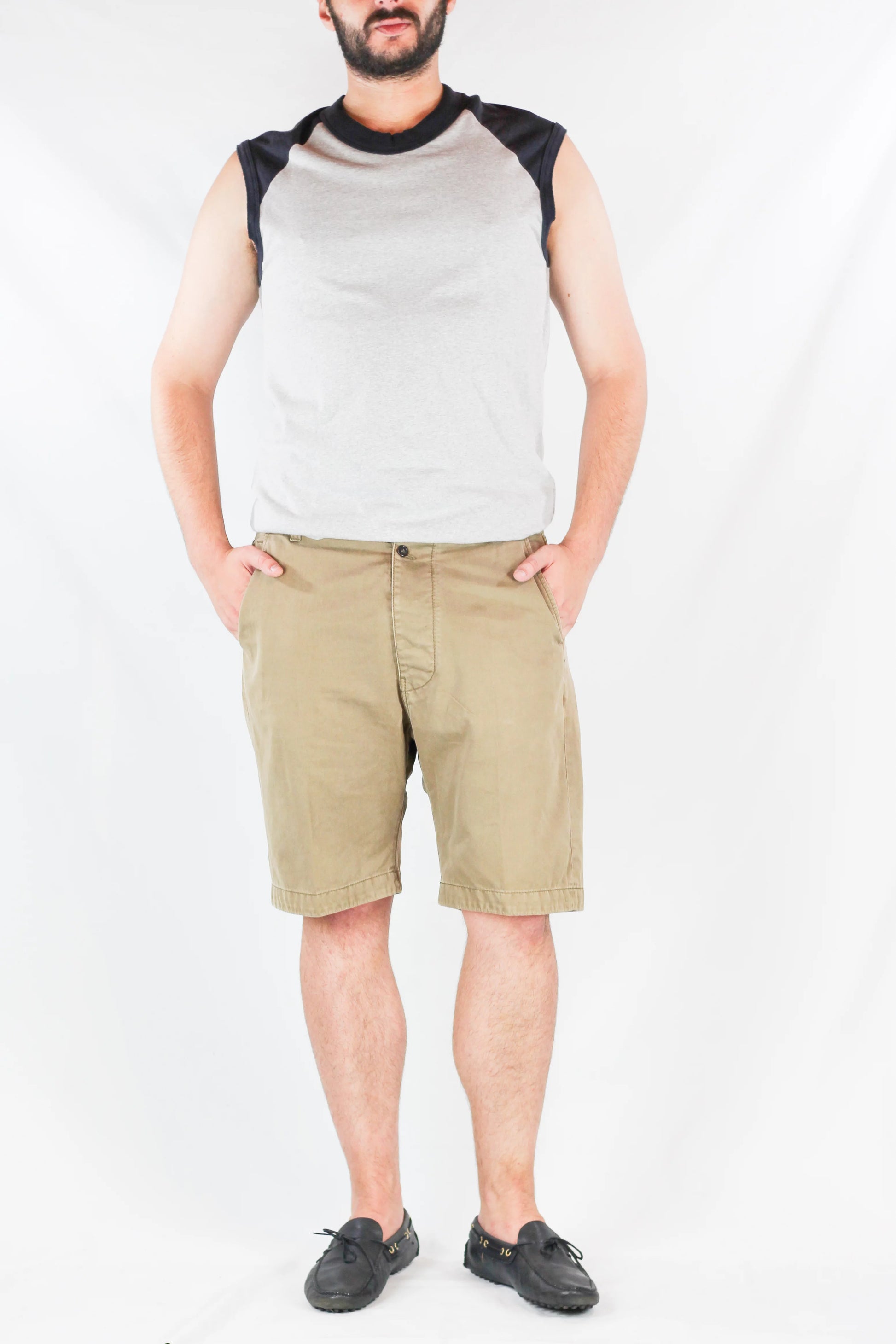Coffee Brown Wide Fit Bermuda SS2011