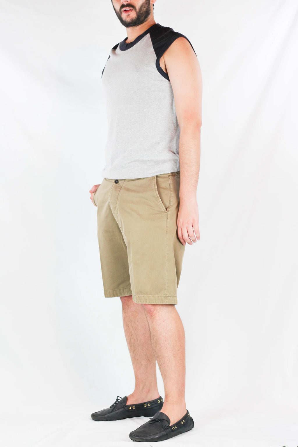 Coffee Brown Wide Fit Bermuda SS2011