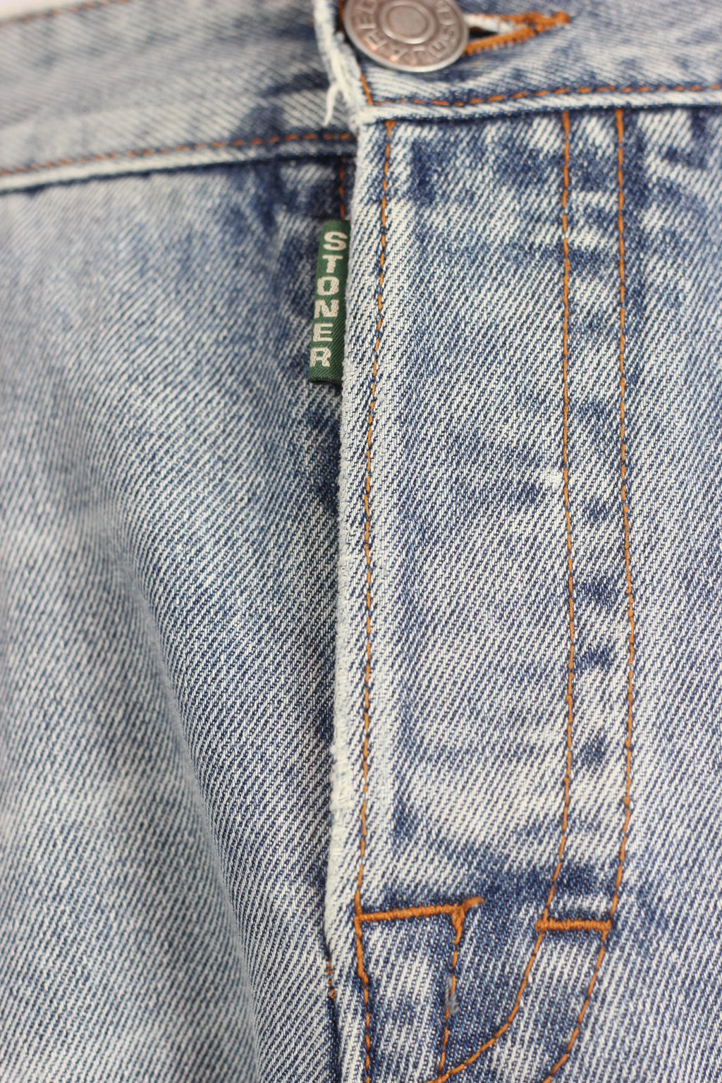 Light Wash Denim Bermuda Shorts
