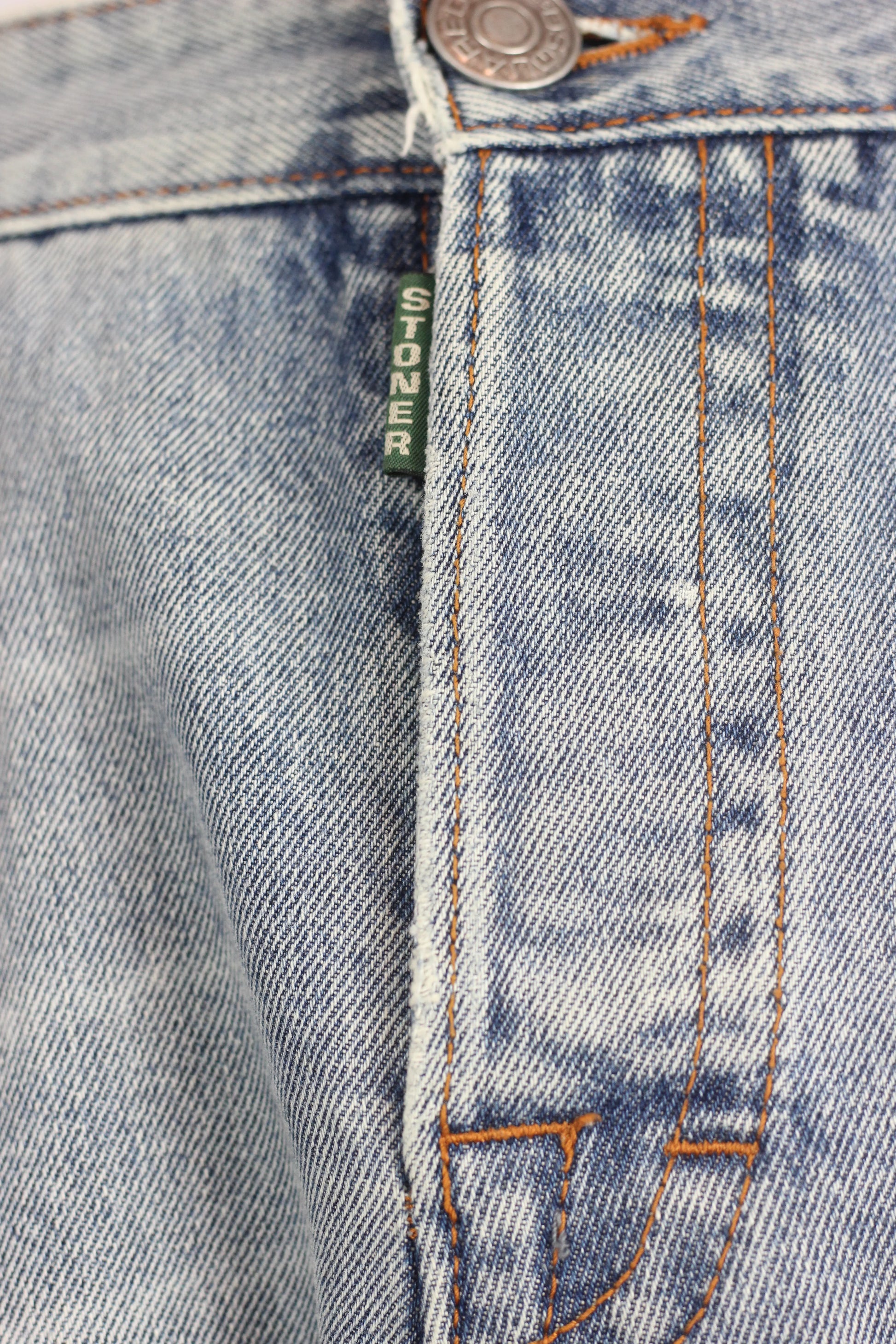 Light Wash Denim Bermuda Shorts