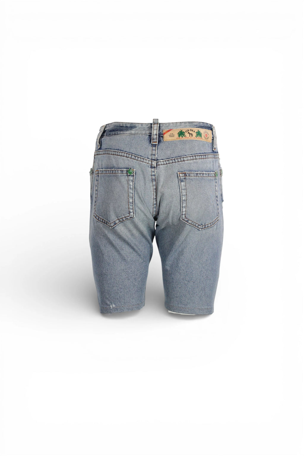 Light Wash Denim Bermuda Shorts