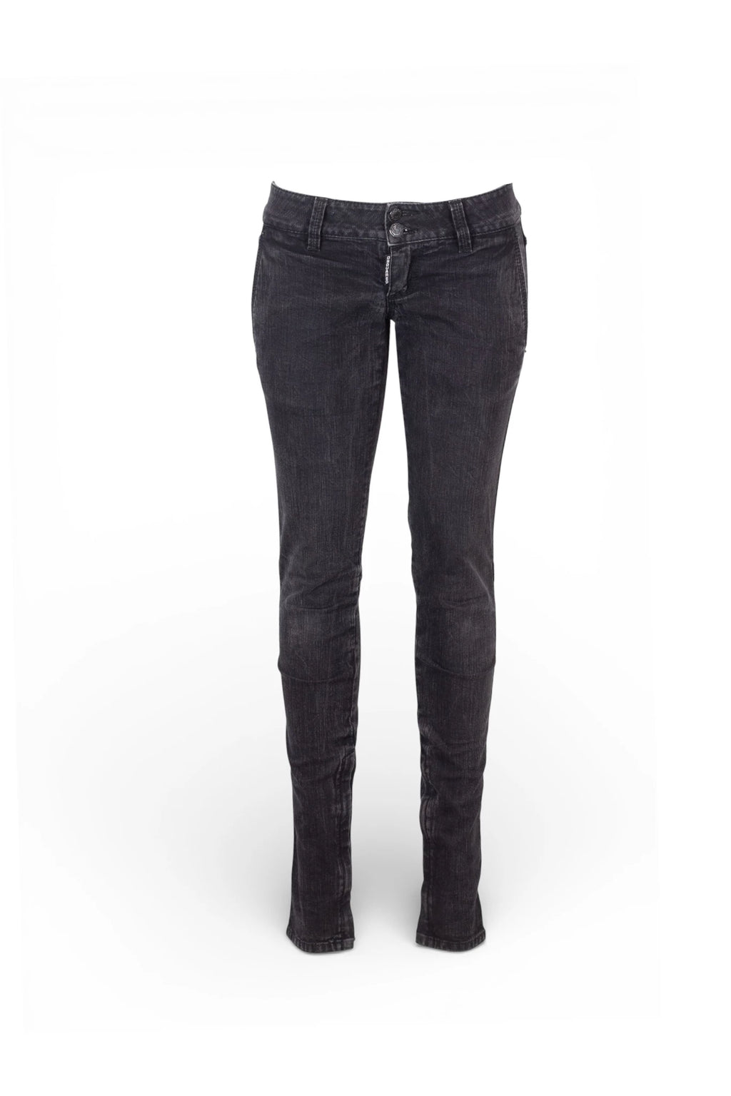 Low-Waist Skinny Denim Jeans