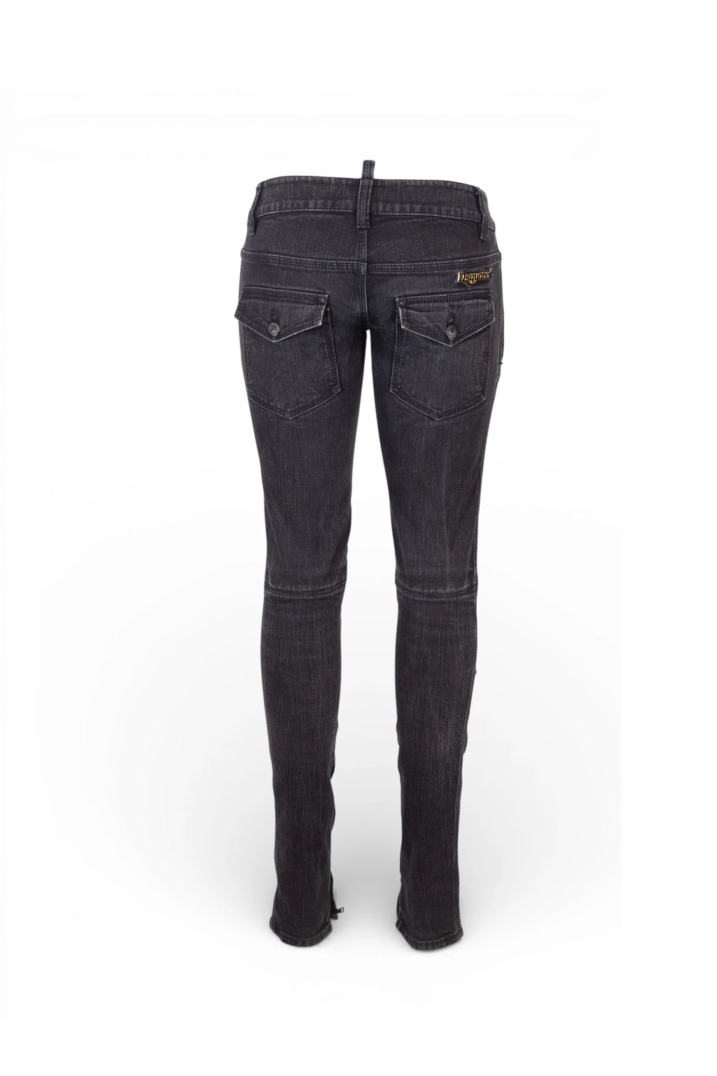Low-Waist Skinny Denim Jeans