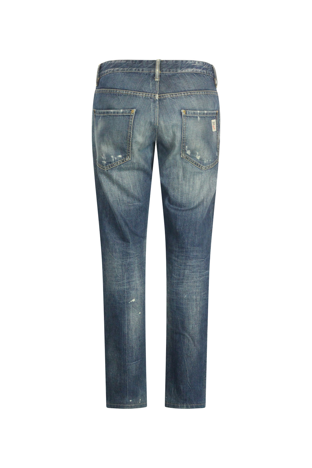 Slim Distressed Denim Jeans