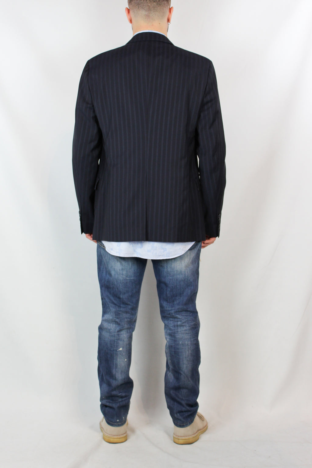 Slim Distressed Denim Jeans