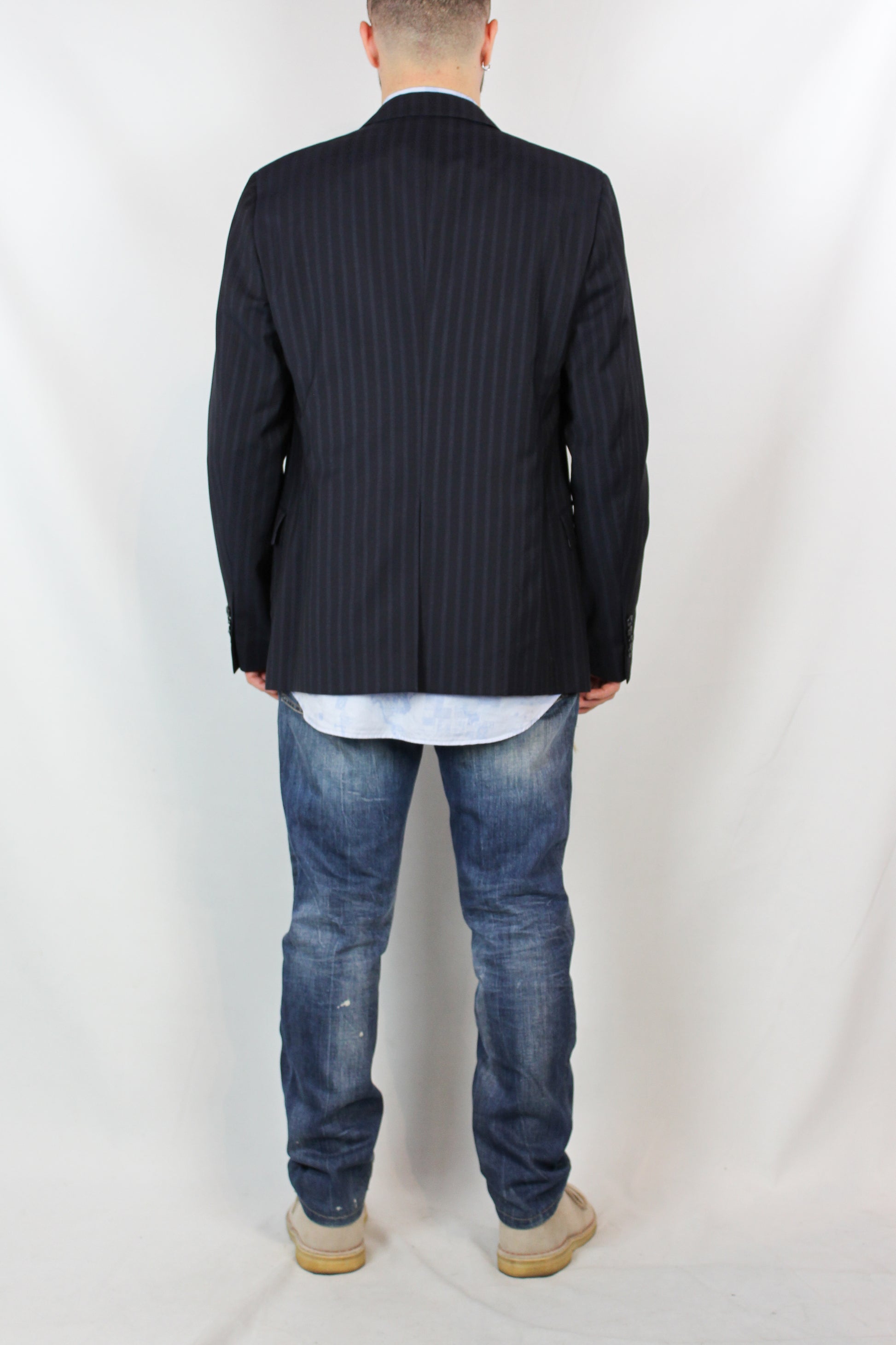 Slim Distressed Denim Jeans