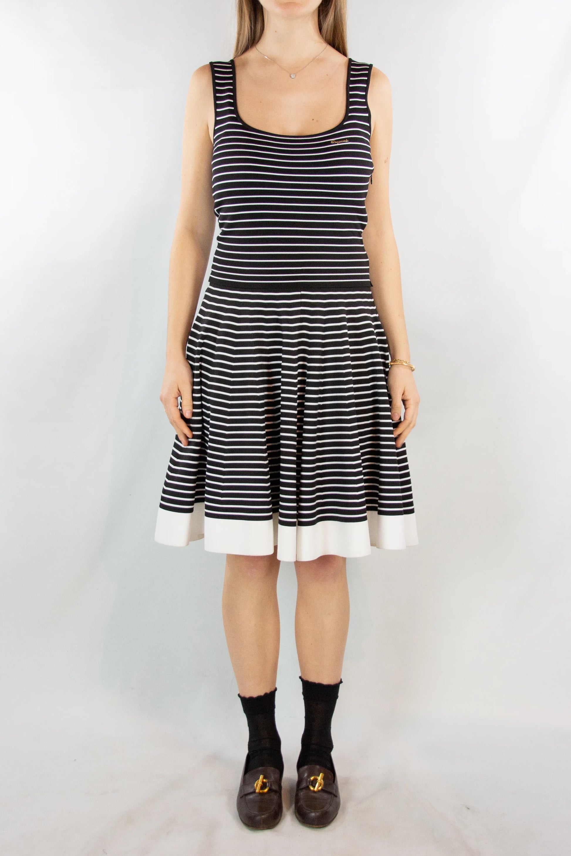 Striped Fitted Dress
