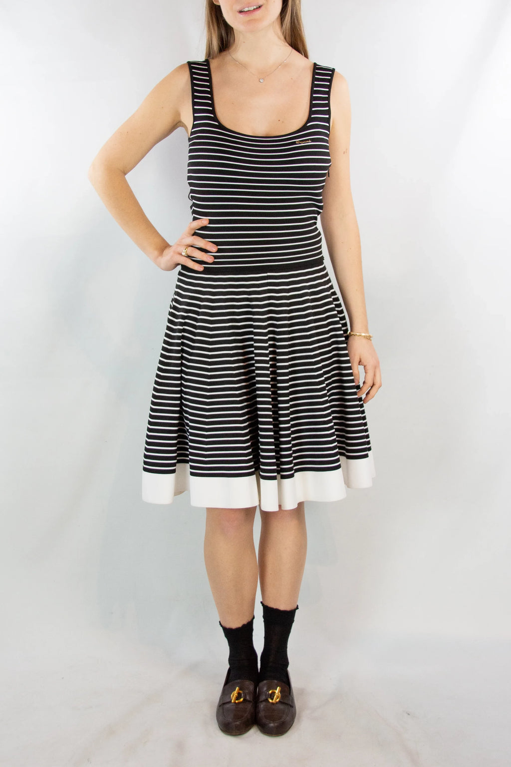 Striped Fitted Dress