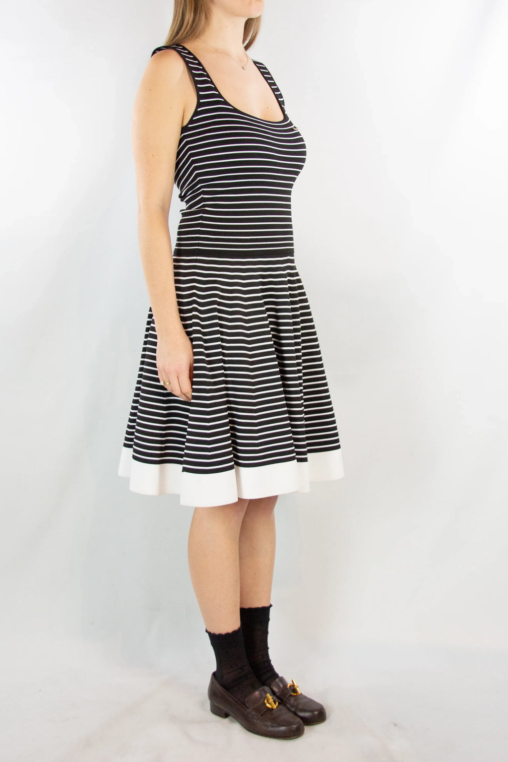 Striped Fitted Dress