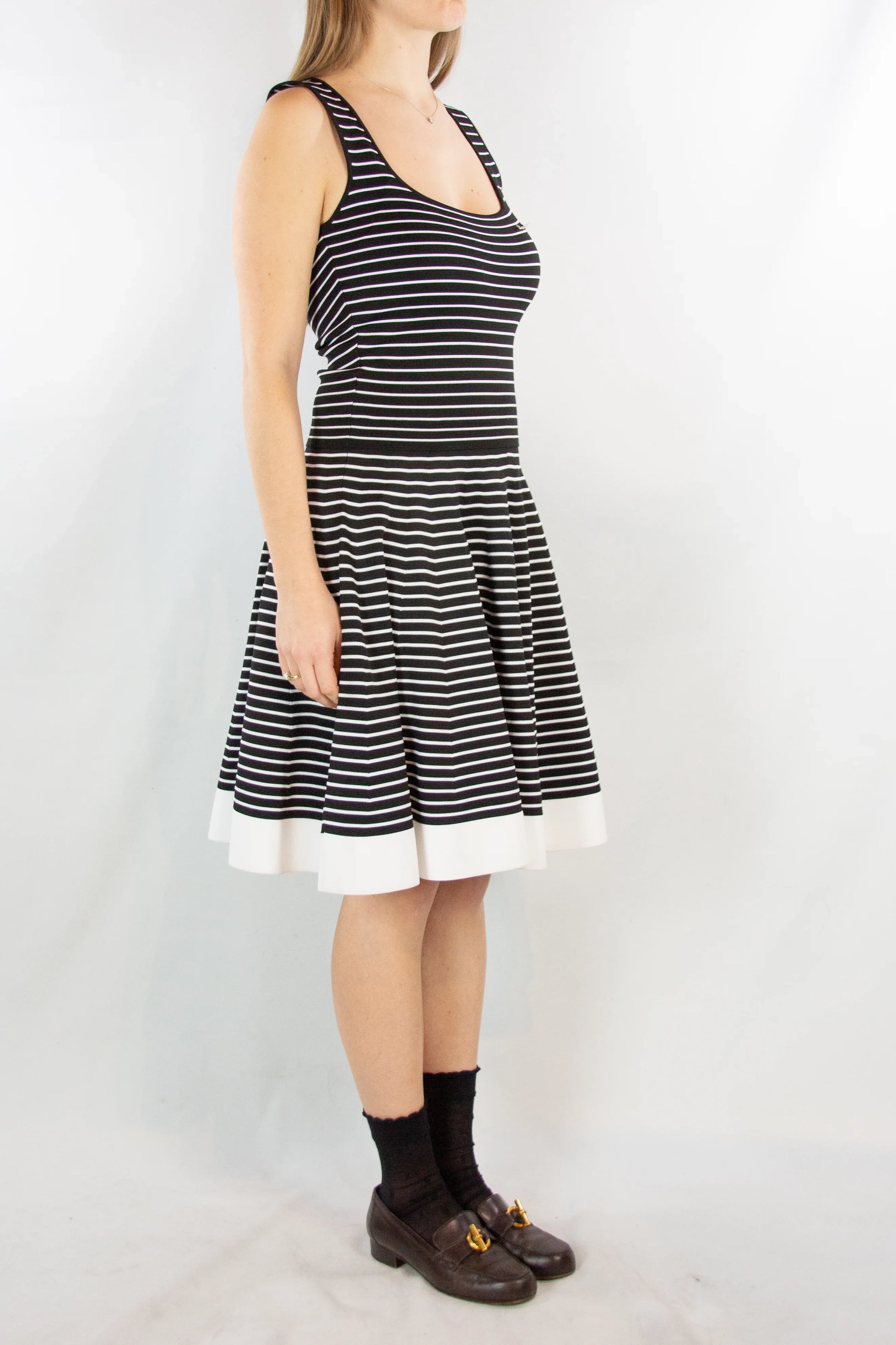 Striped Fitted Dress