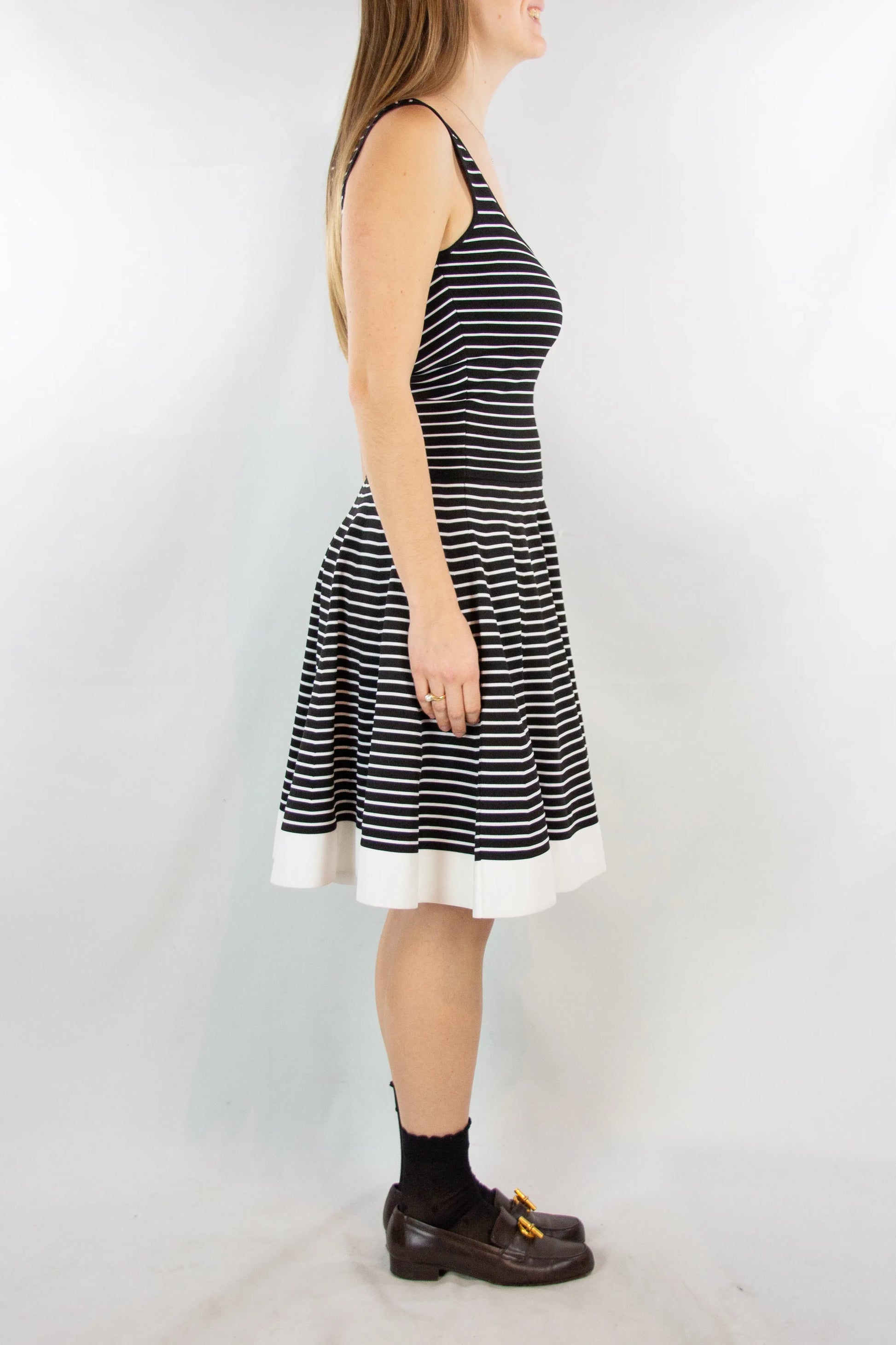 Striped Fitted Dress