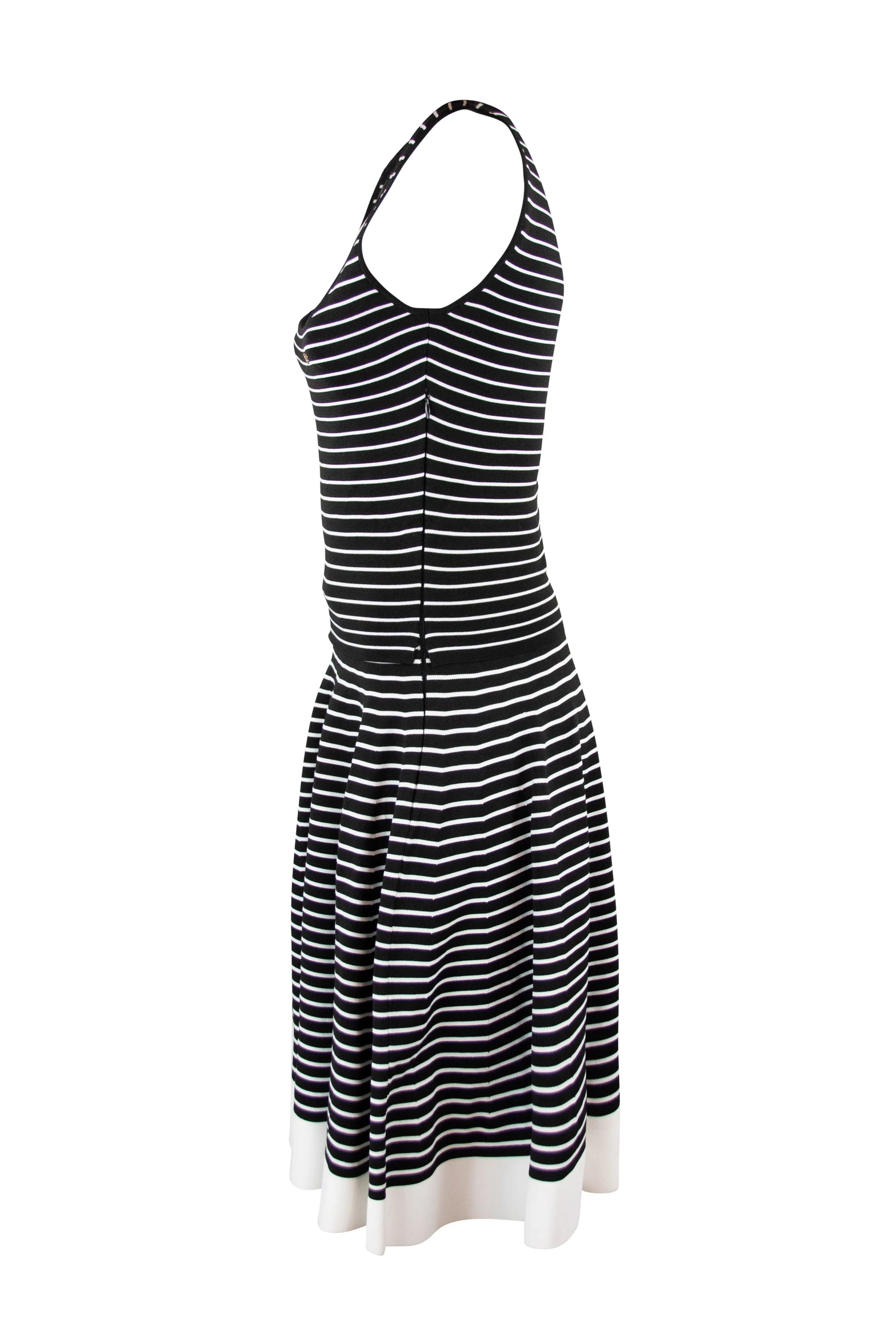 Striped Fitted Dress