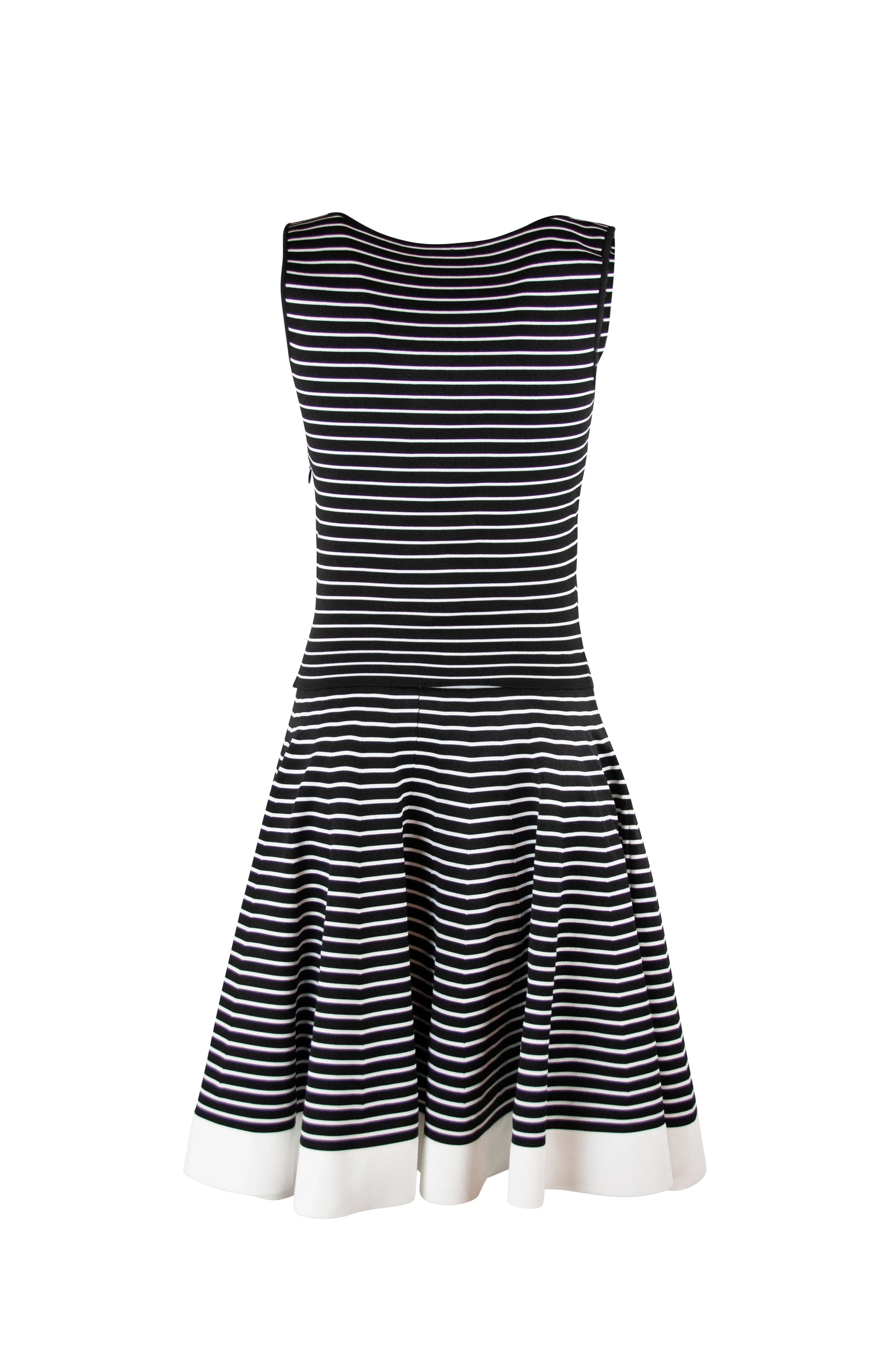 Striped Fitted Dress