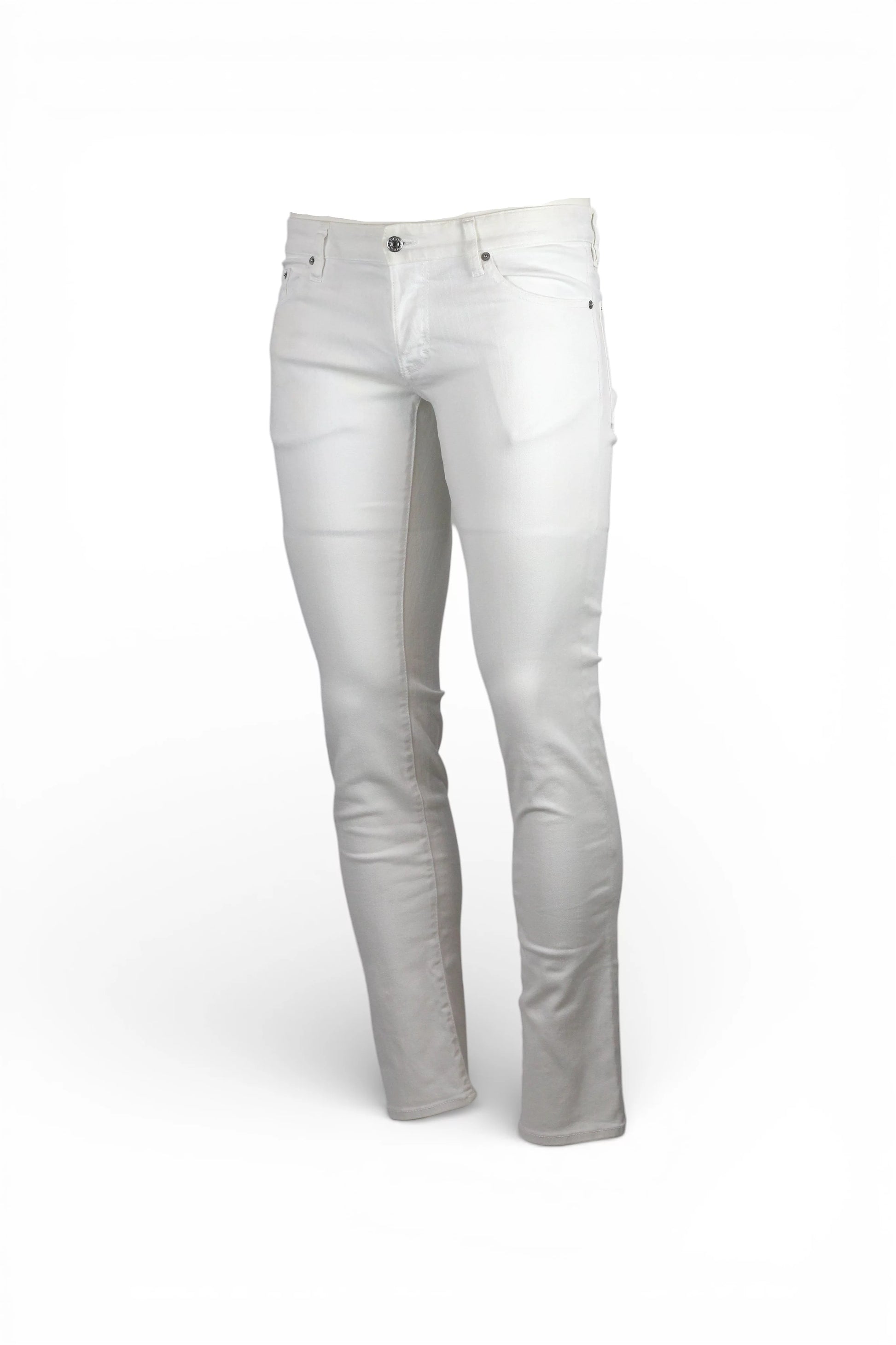 White Cotton Skinny Jeans