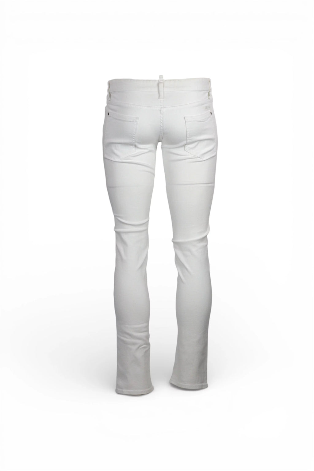 White Cotton Skinny Jeans