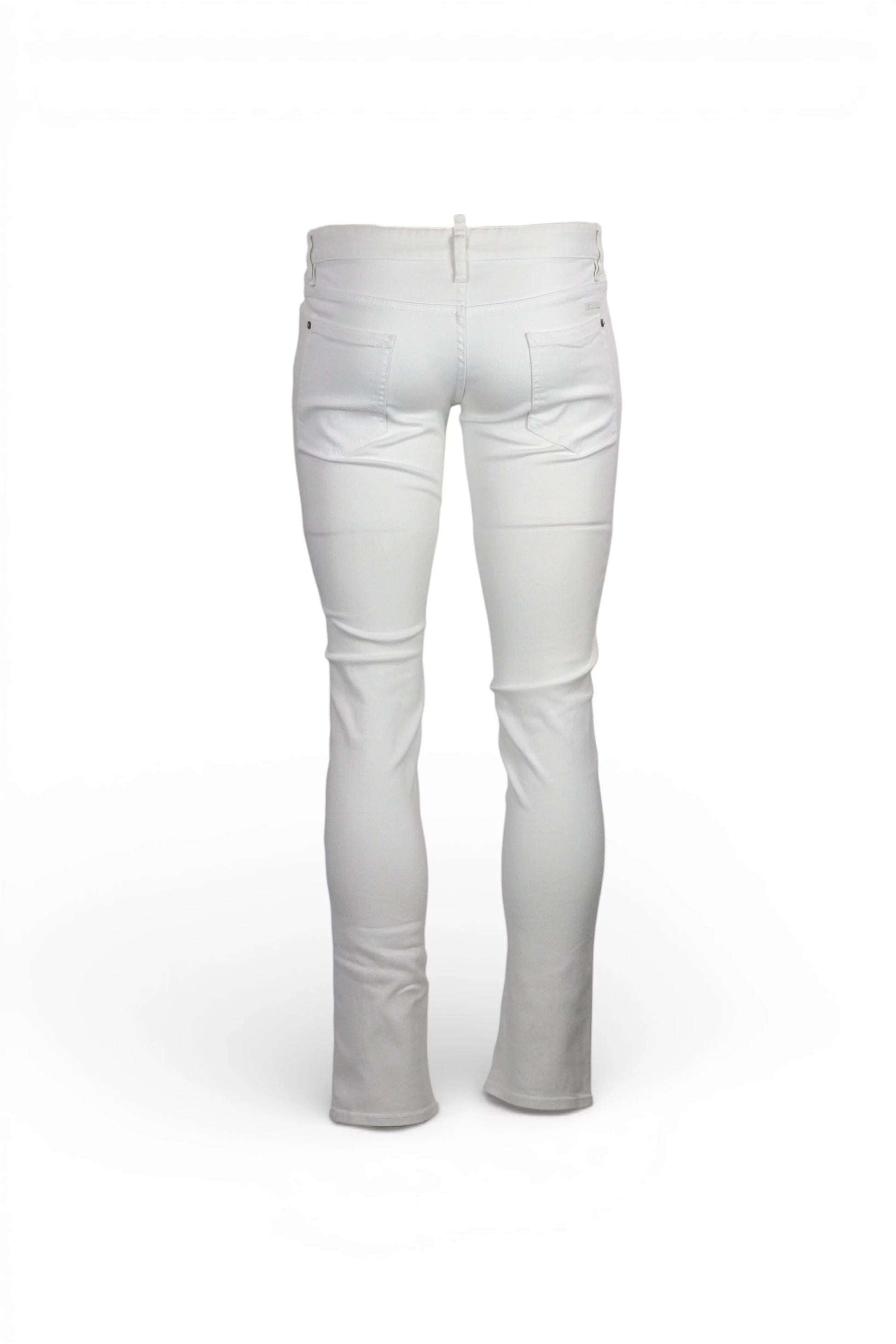 White Cotton Skinny Jeans