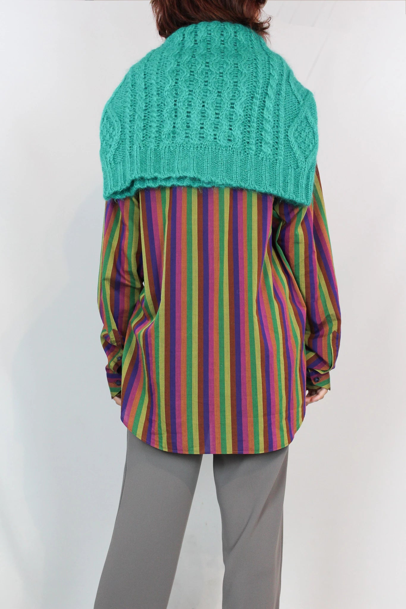 Multicoloured Striped Cotton Shirt
