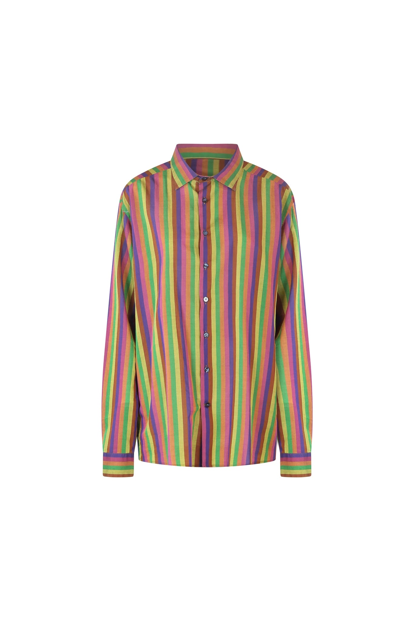 Multicoloured Striped Cotton Shirt