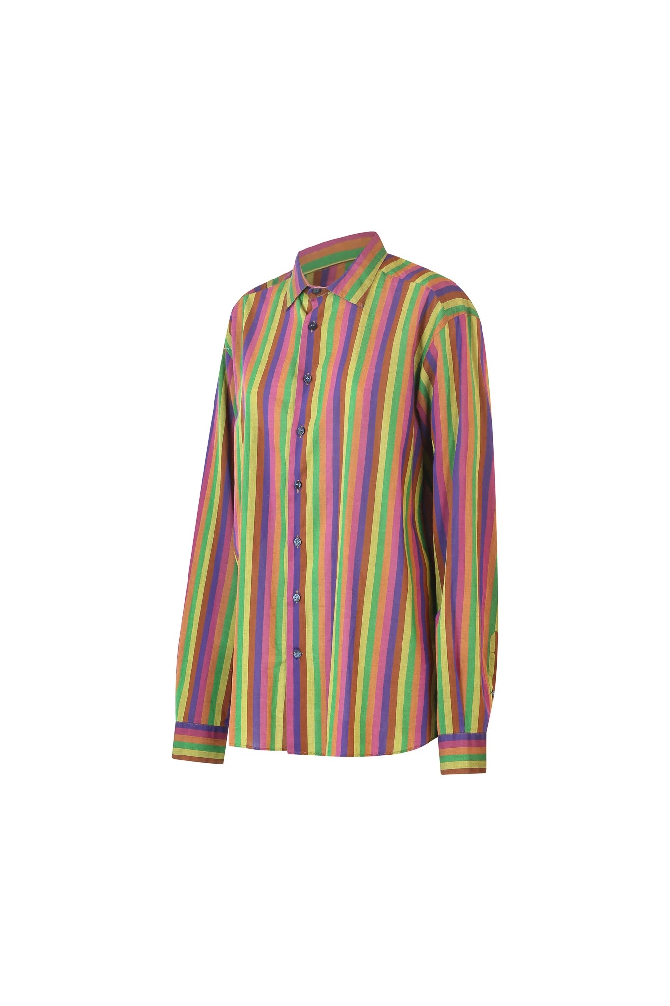 Multicoloured Striped Cotton Shirt