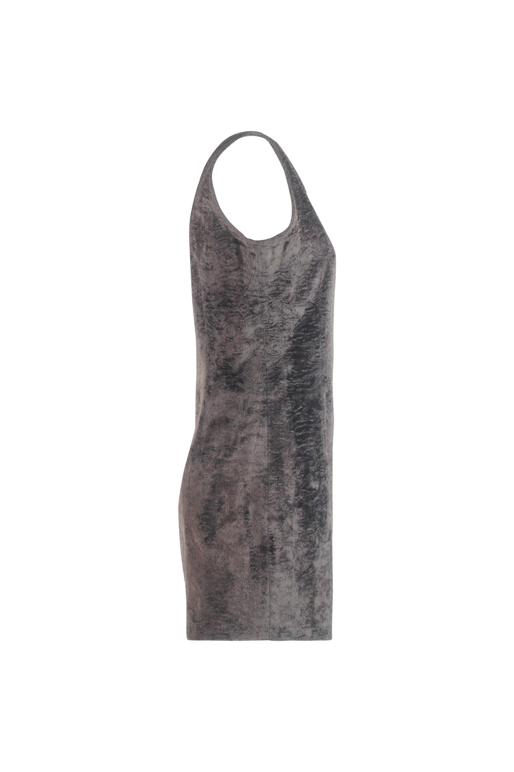 Brown Textured Bodycon Mini Dress