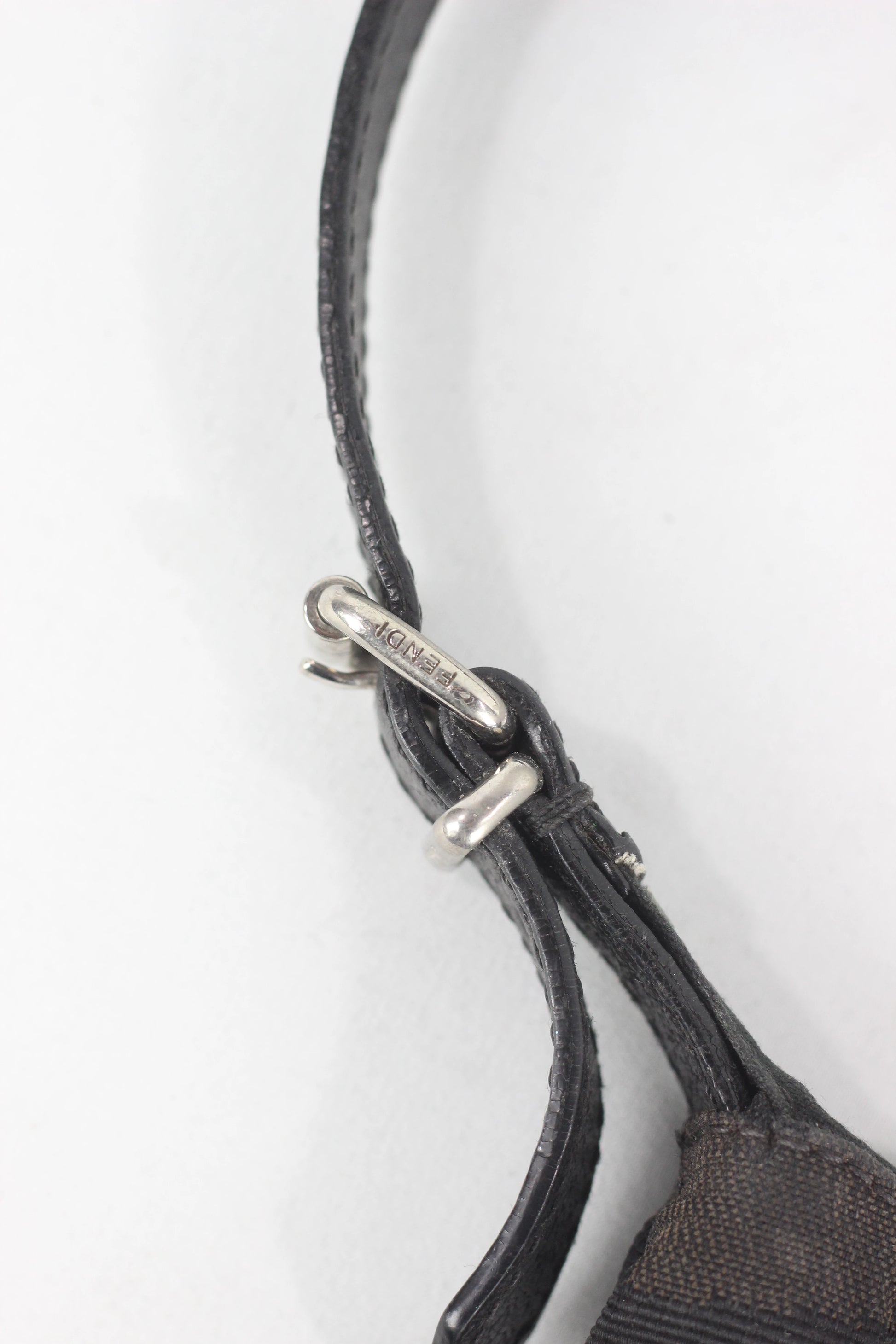 Dark Brown Zebra Print Oyster Bag