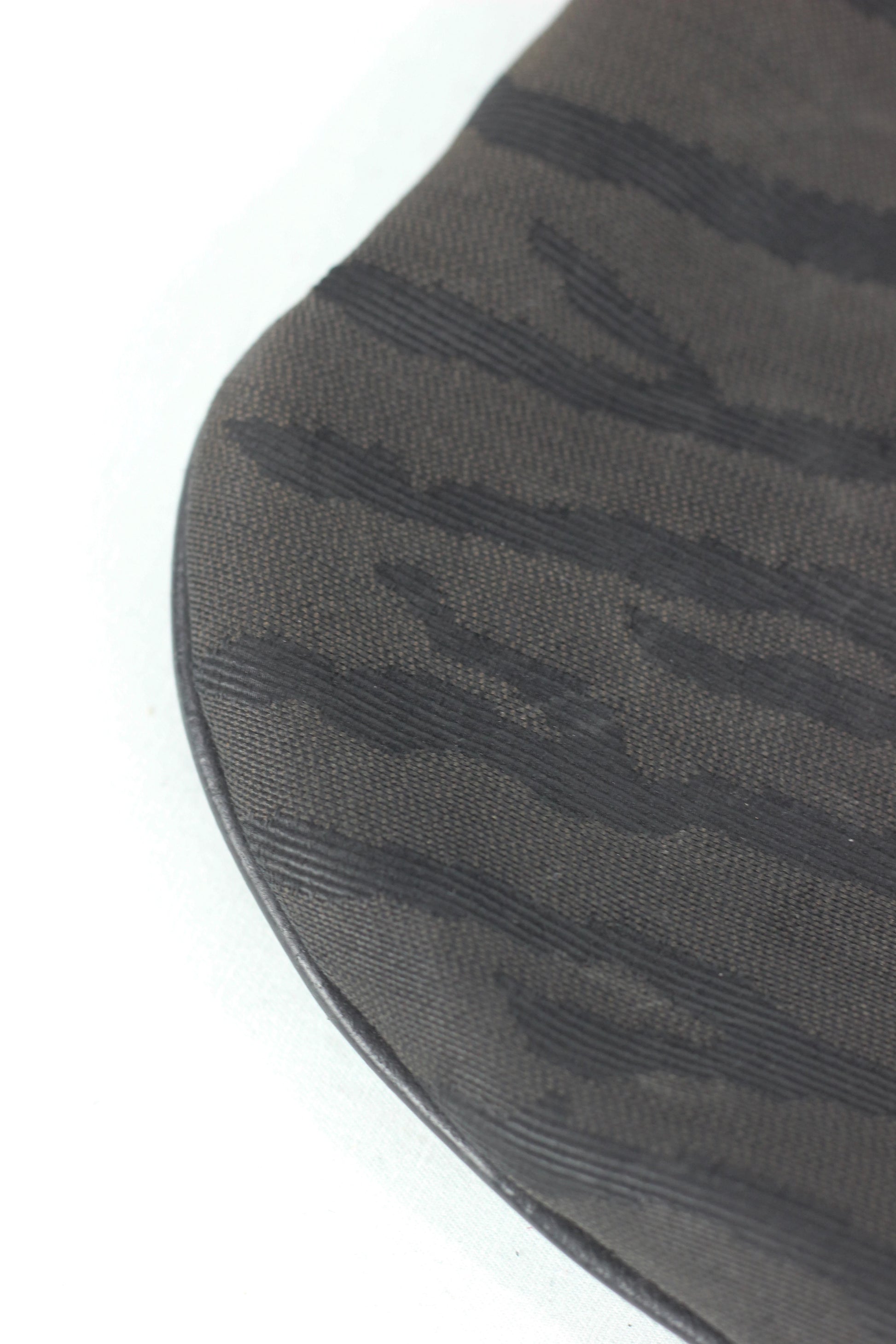 Dark Brown Zebra Print Oyster Bag