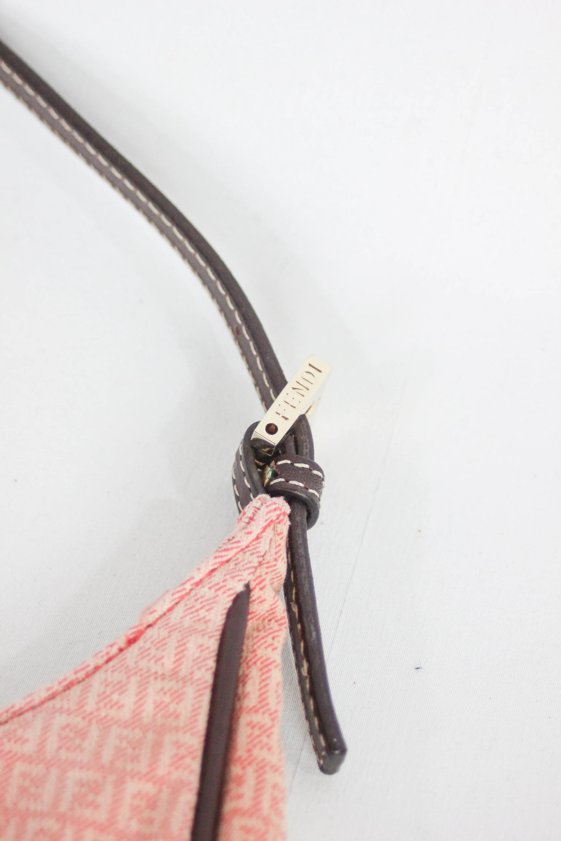 Pink zucchino shoulder bag