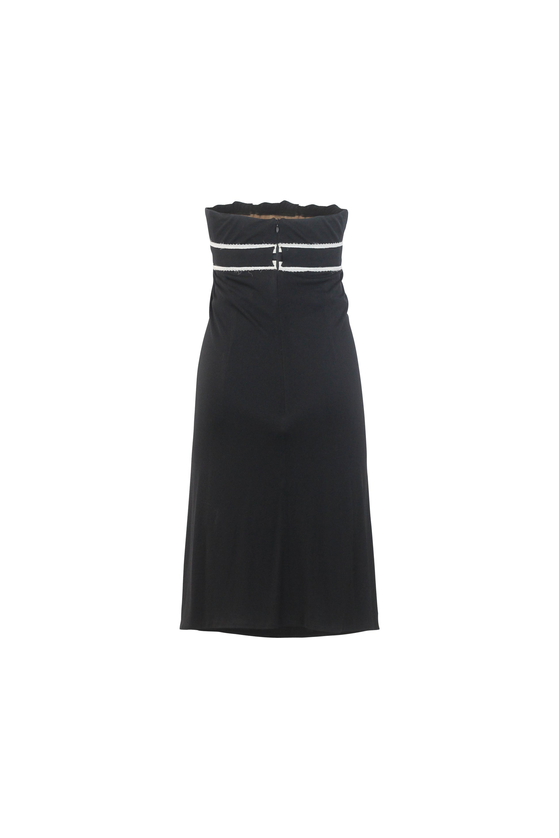 Black Empire Waist Mini Dress