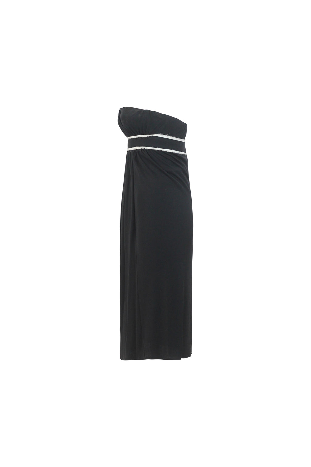 Black Empire Waist Mini Dress