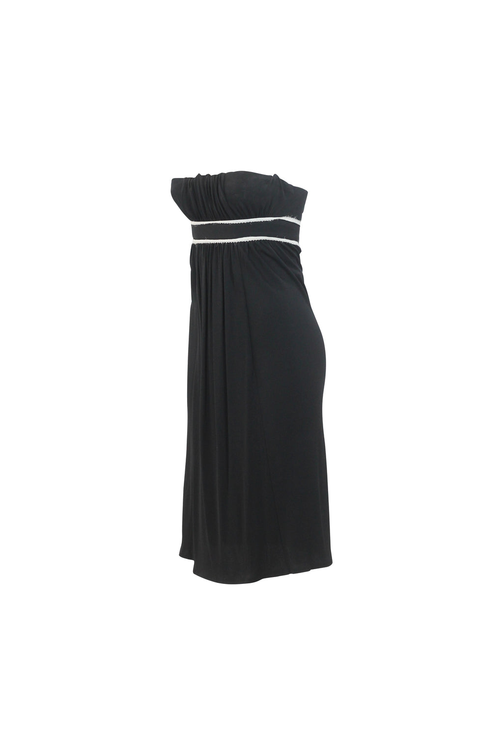 Black Empire Waist Mini Dress