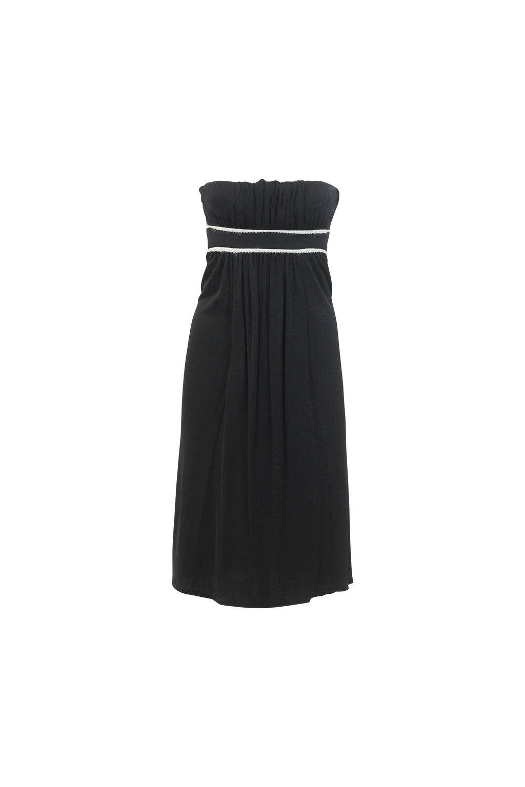 Black Empire Waist Mini Dress