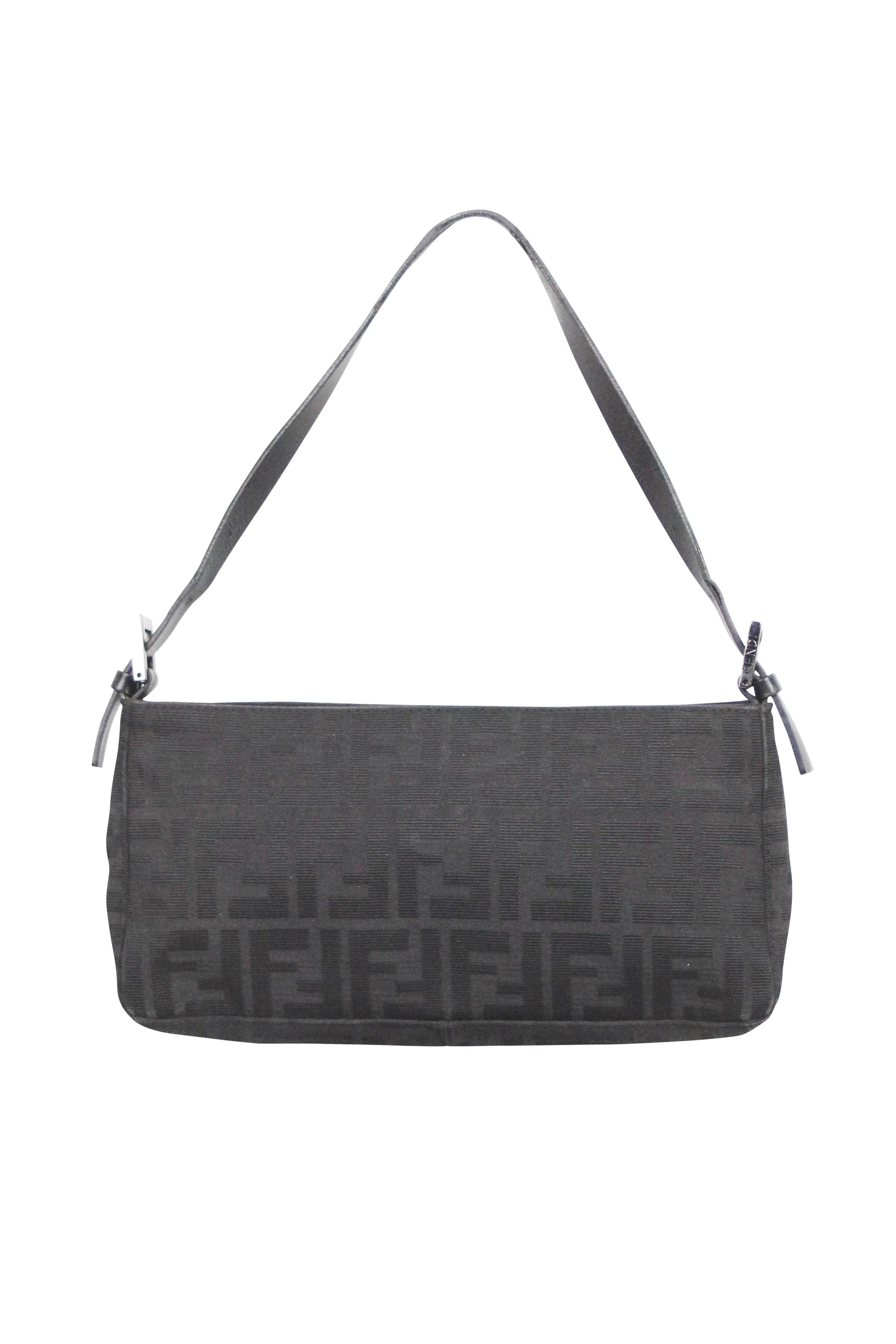 Zucca canvas zippered baguette