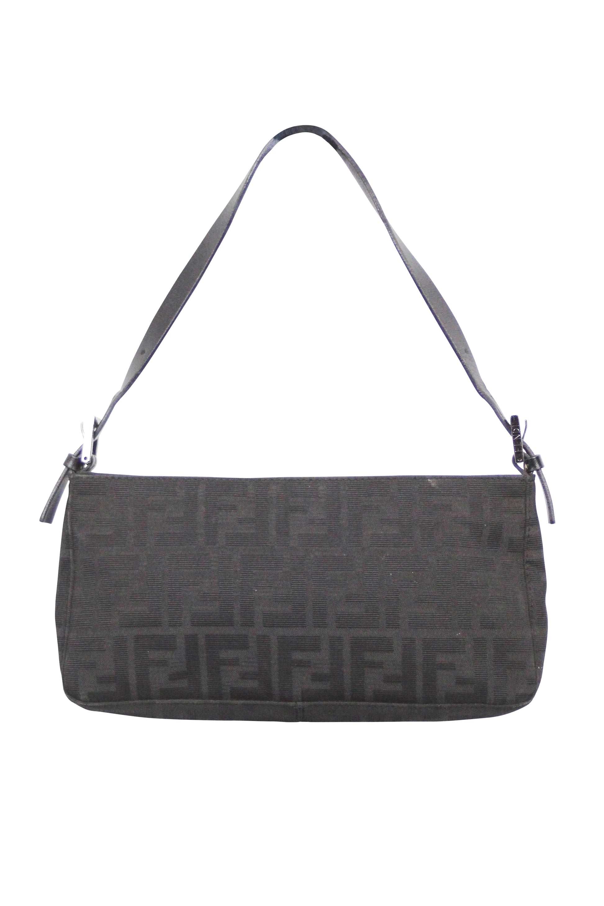 Zucca canvas zippered baguette