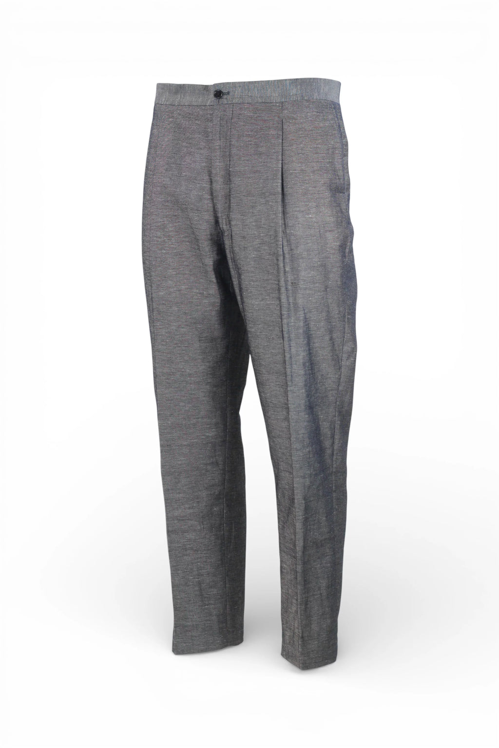 Cotton Linen Trousers with Pinces