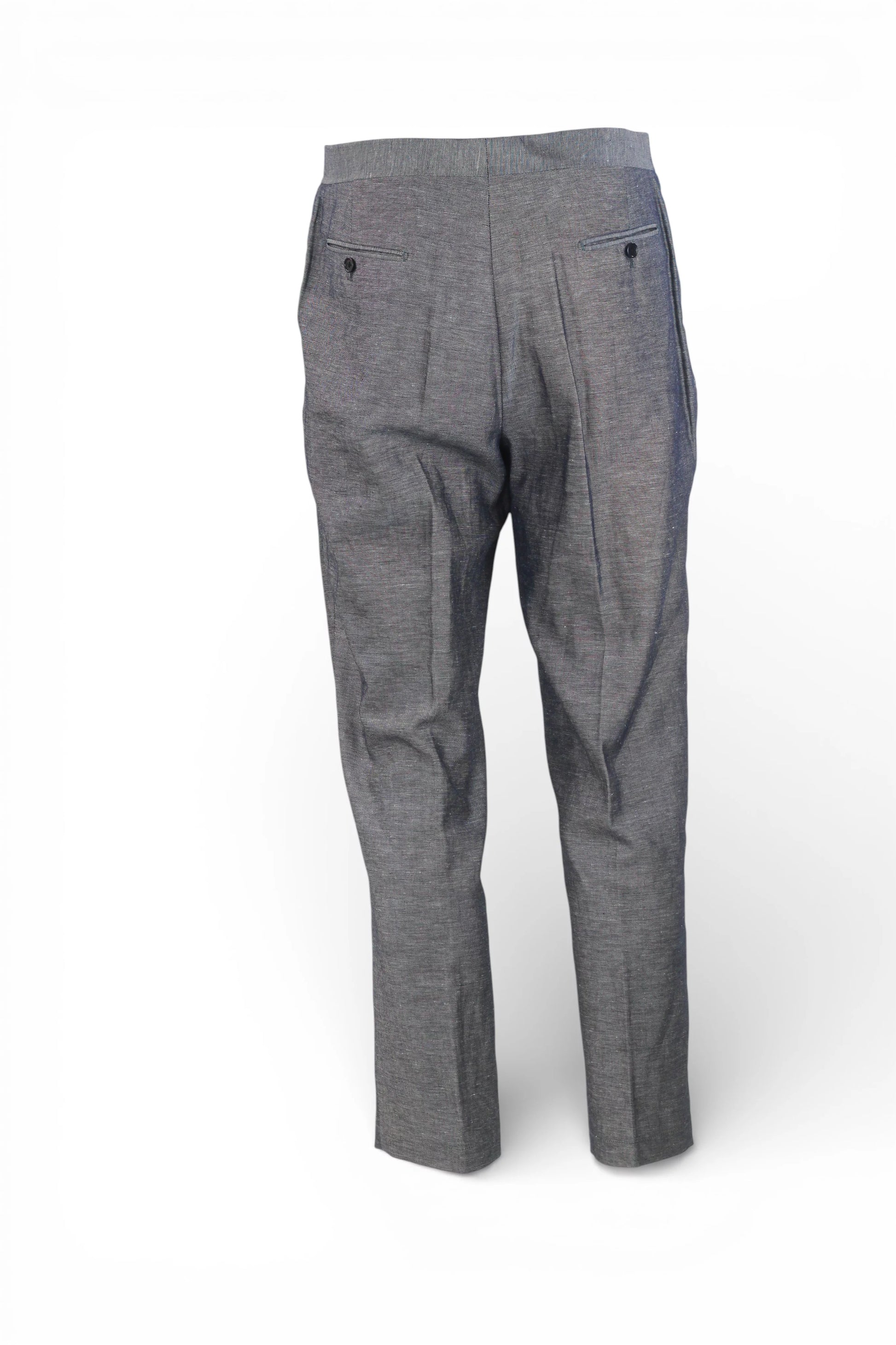 Cotton Linen Trousers with Pinces