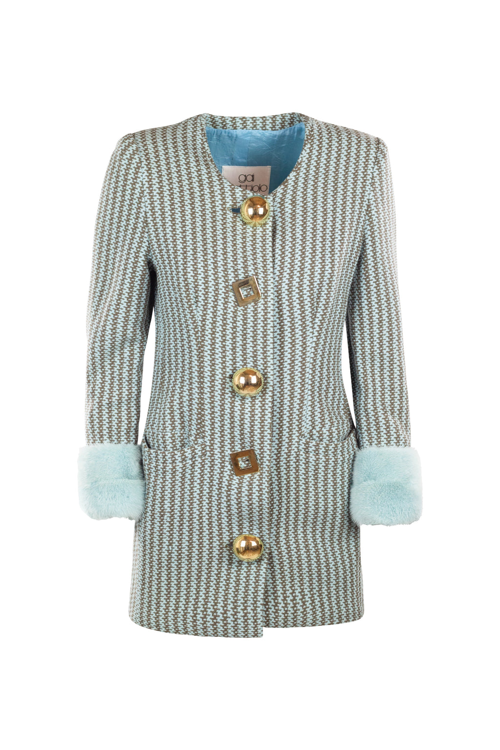 Robe Manteau with Mink Fur Trim