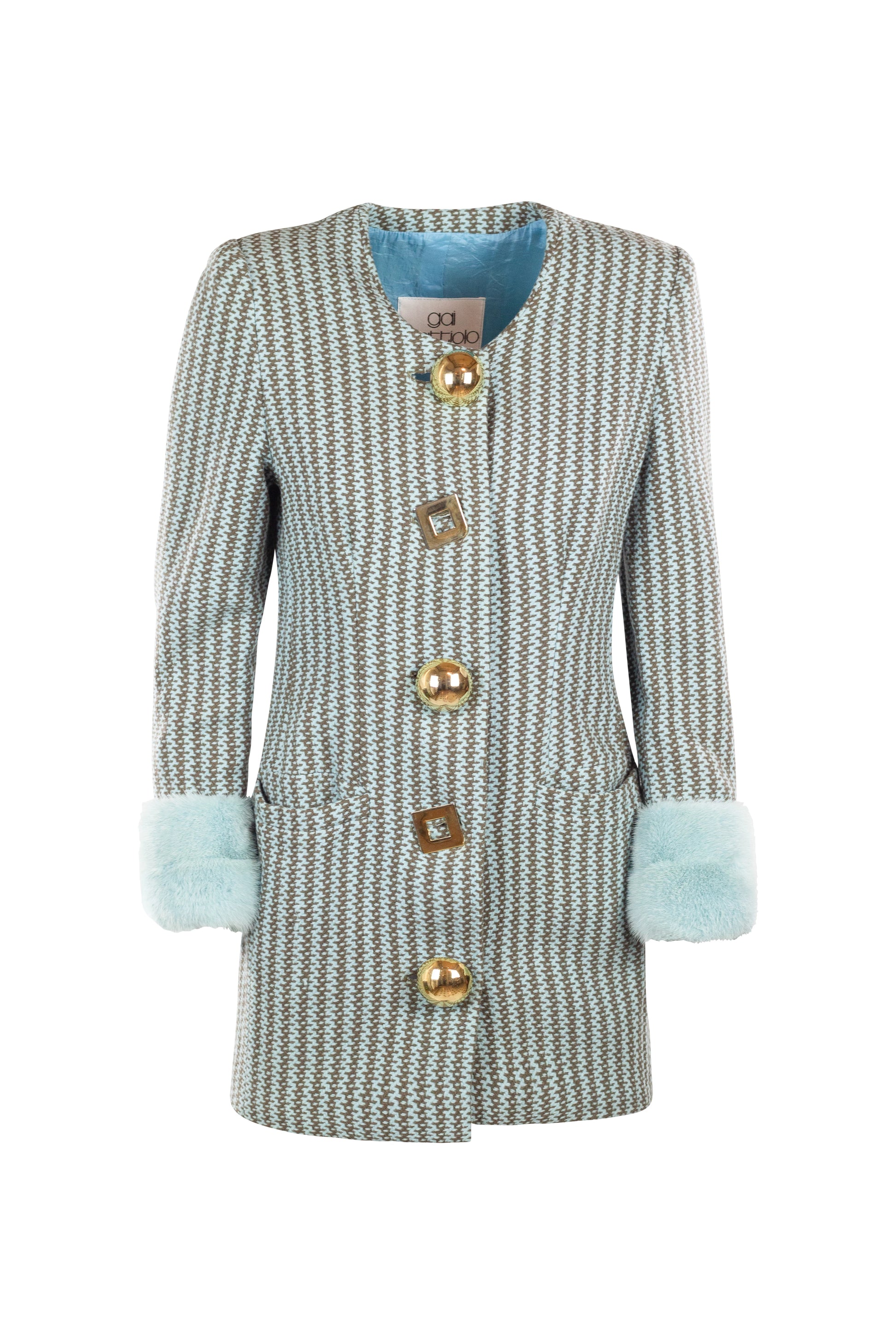 Robe Manteau with Mink Fur Trim