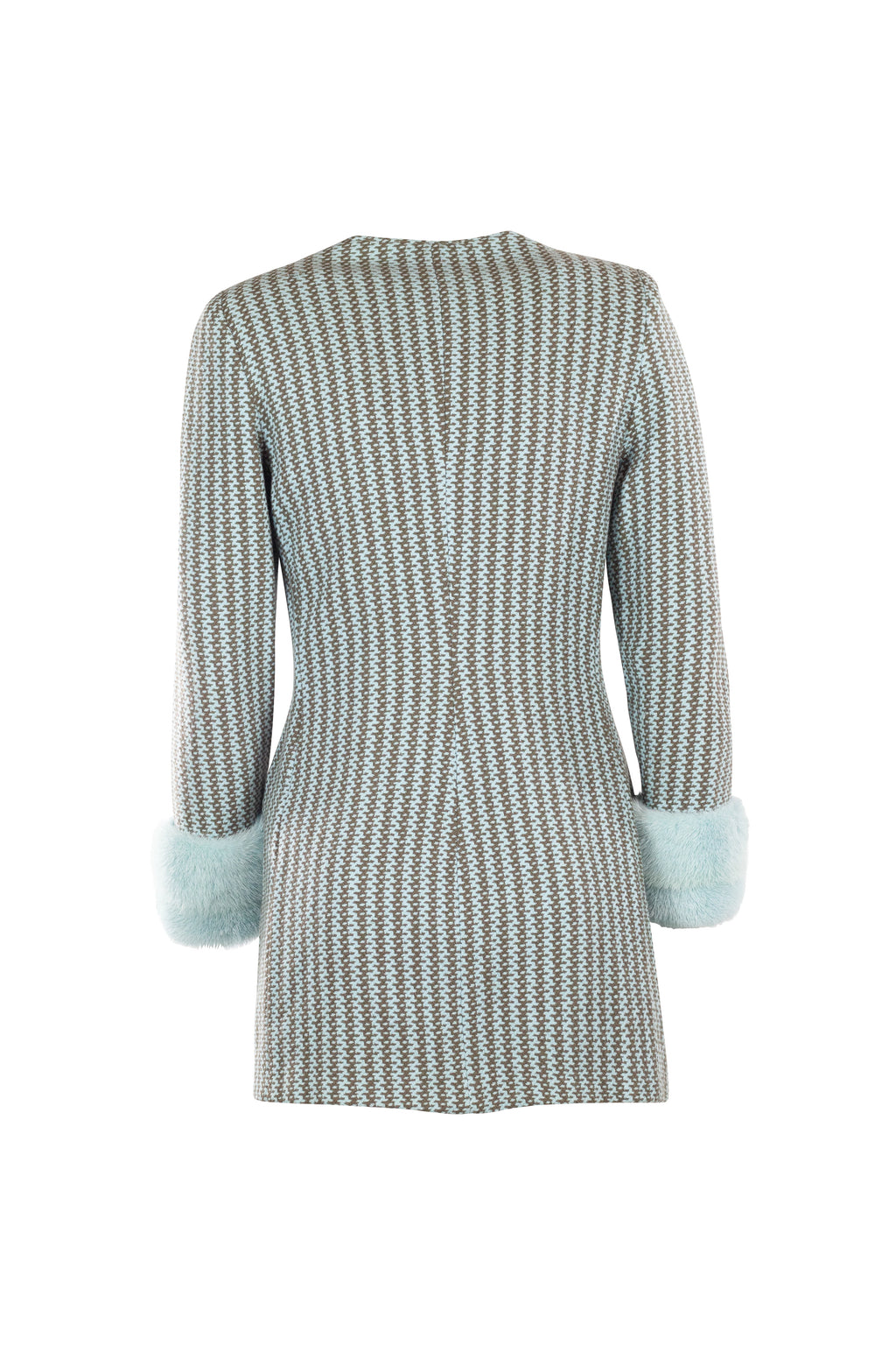 Robe Manteau with Mink Fur Trim
