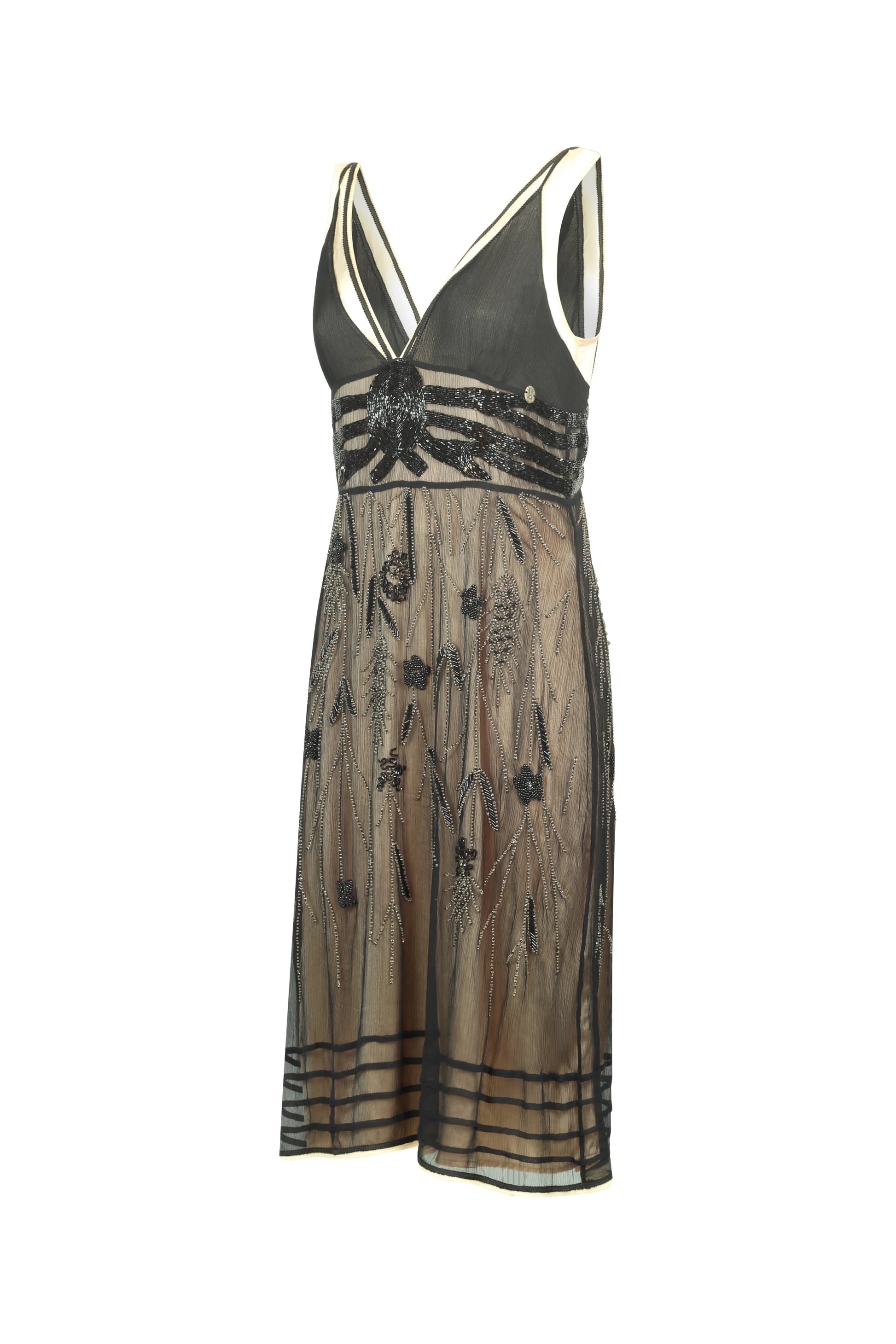 Beaded slip dress